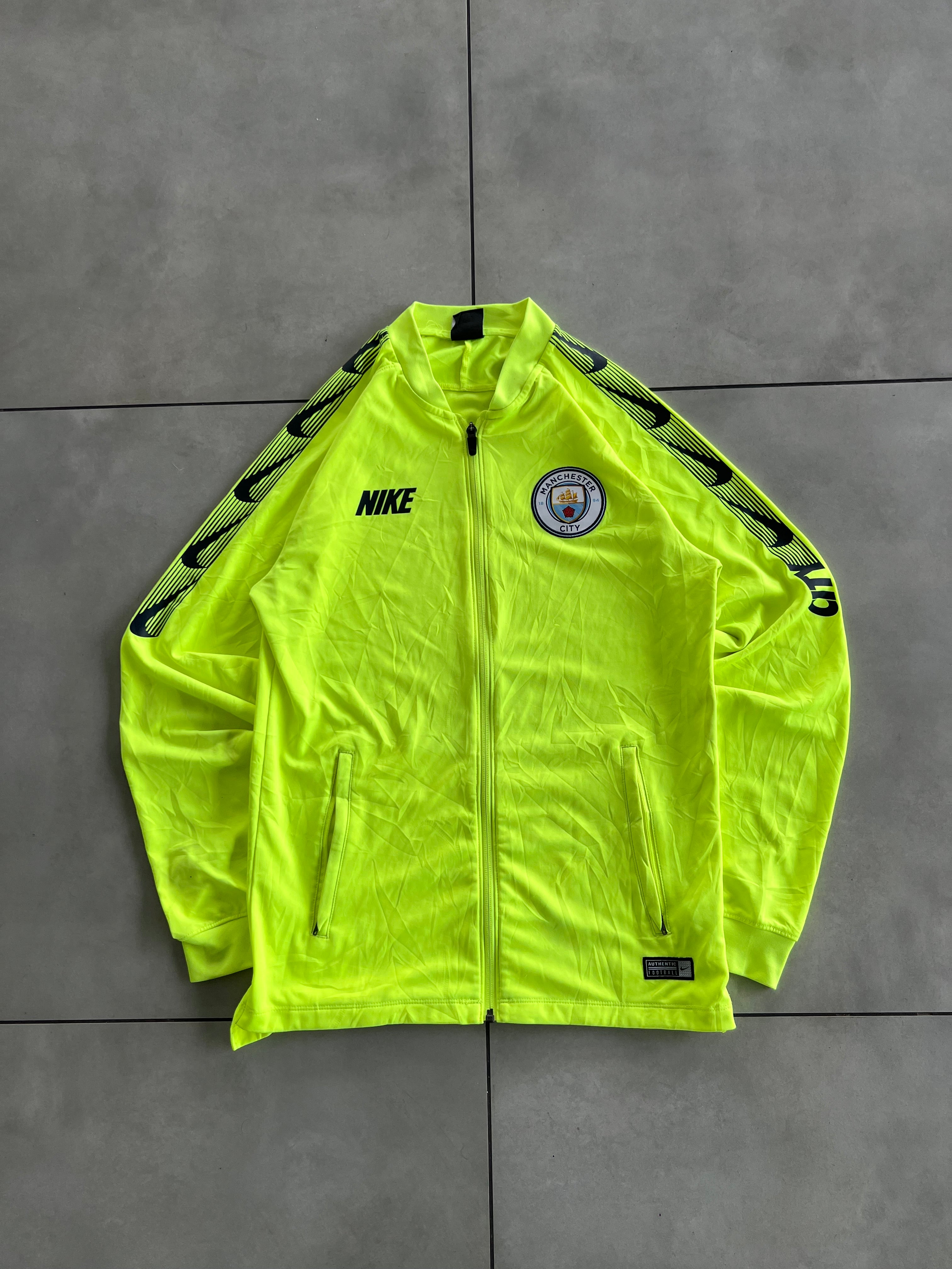 MANCHESTER CITY FOOTBALL VINTAGE JACKET- S
