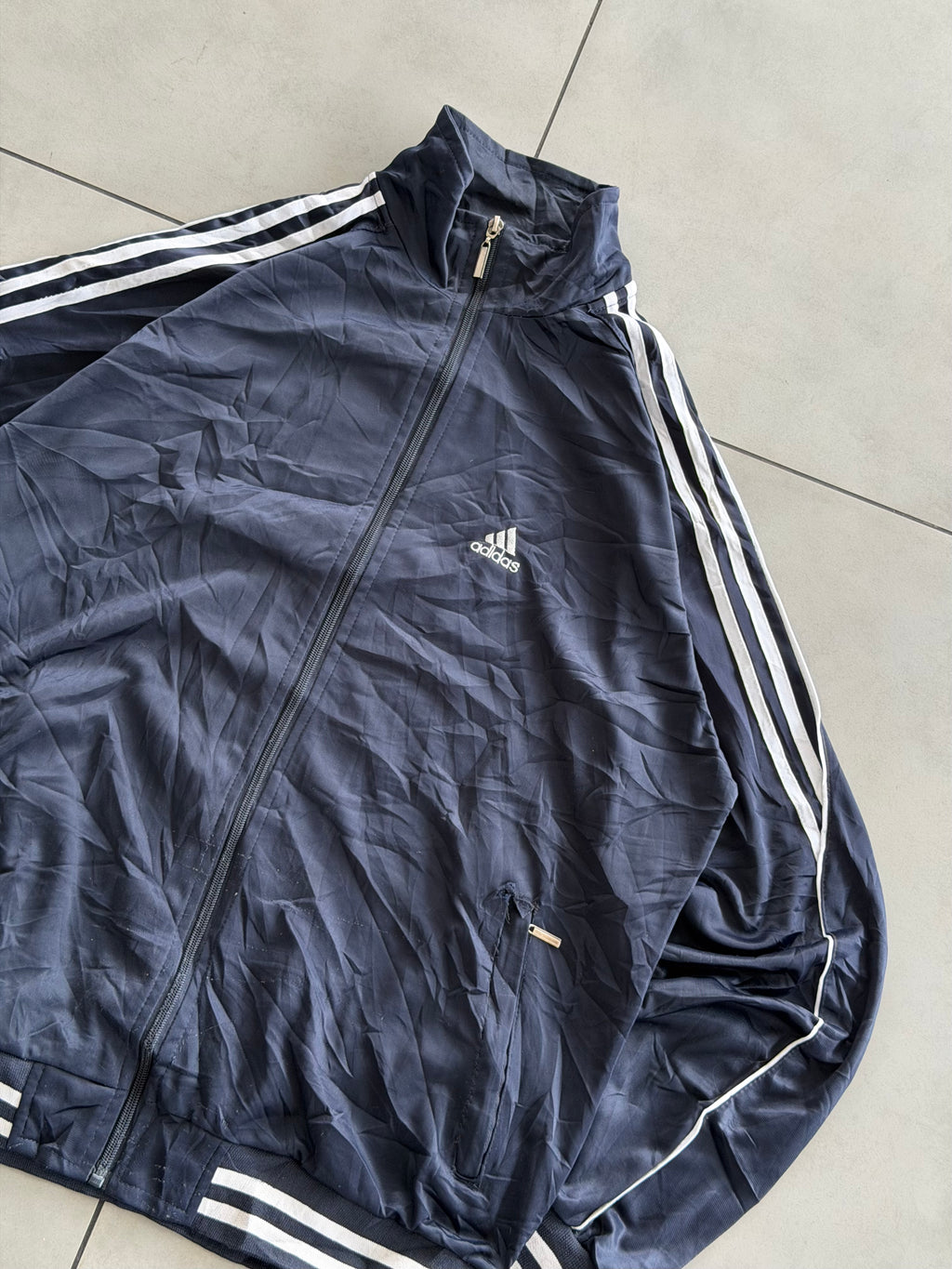 ADIDAS STRIPE VTG JACKET-L