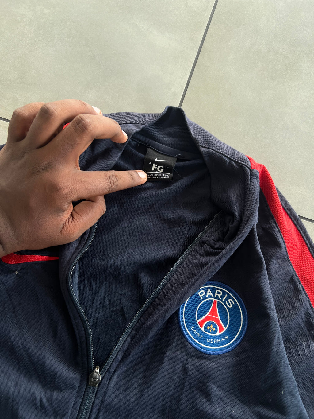 PSG VINTAGE FOOTBALL JACKET- XS