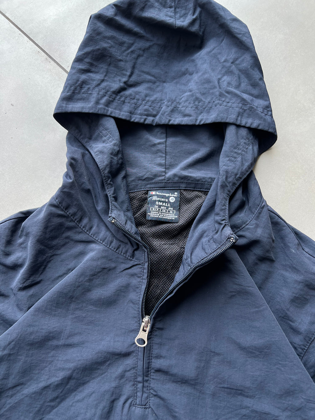 CHAMPIONS HOODIDED VTG JACKET-M