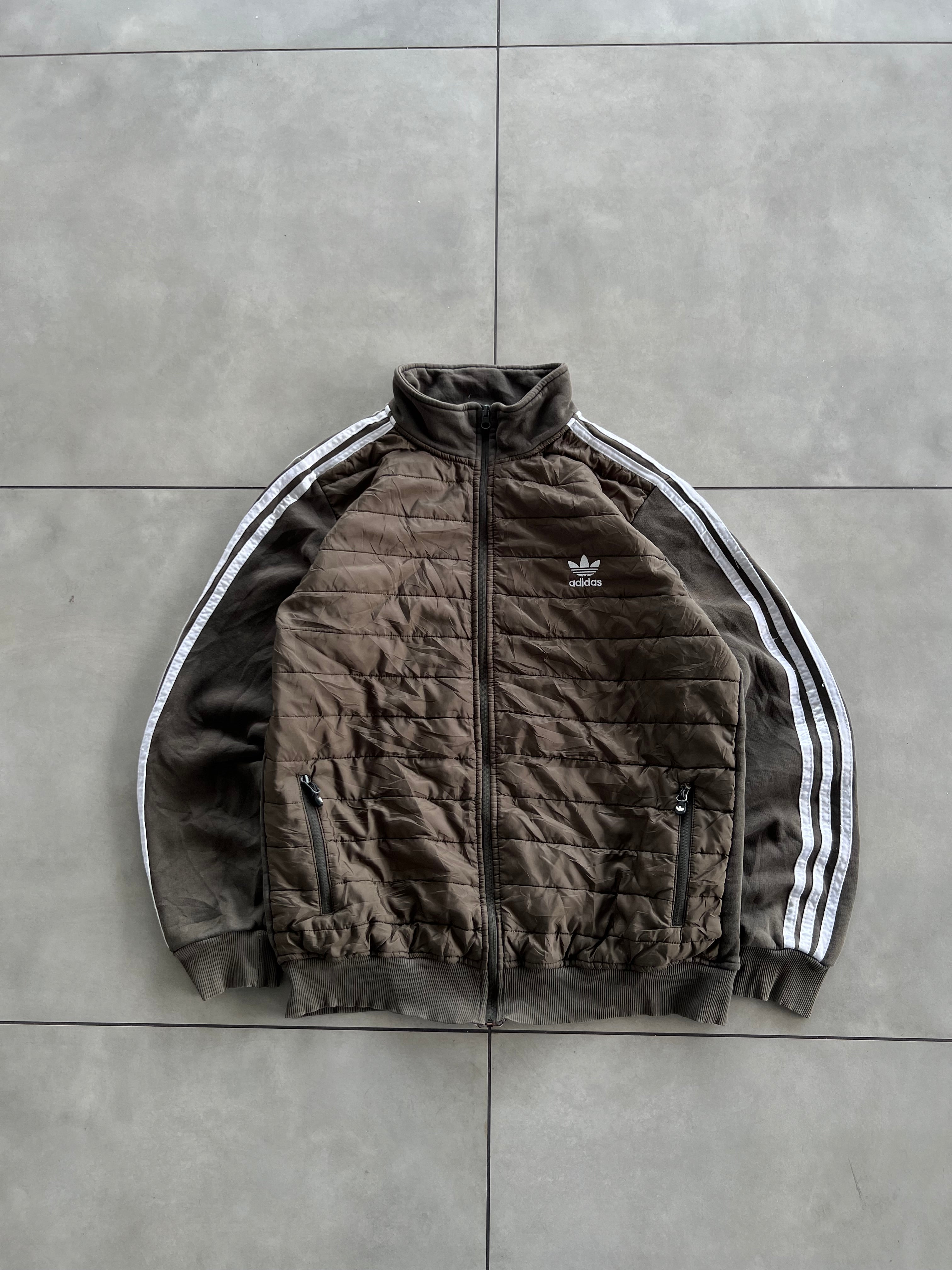 ADIDAS ORGINALS PUFFY VINTAGE JACKET- L