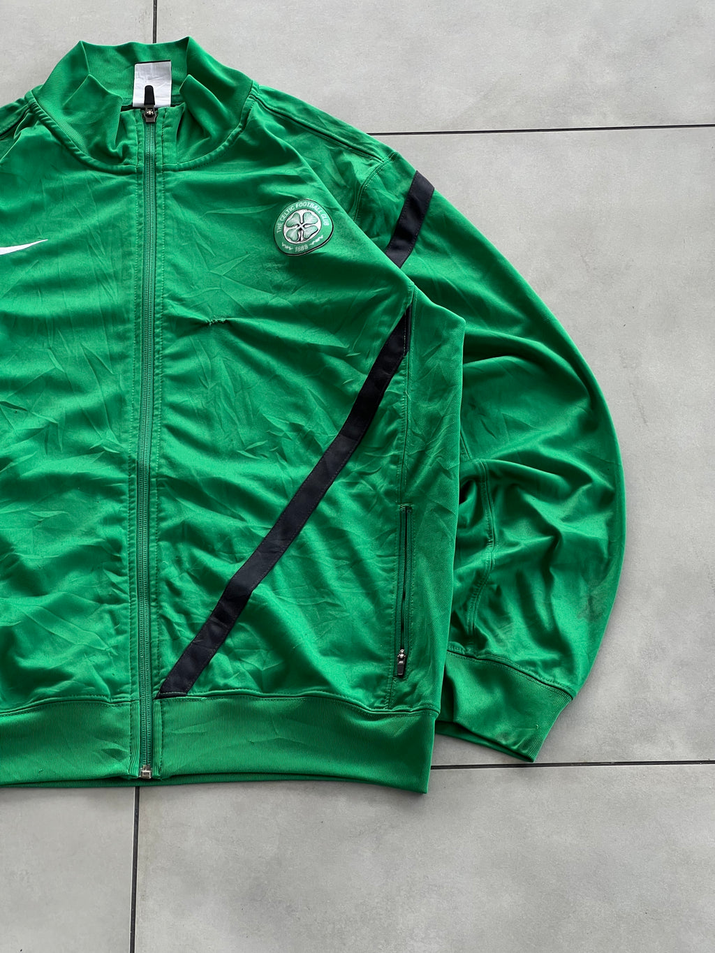 NIKE CELTIC FC TRACK FOOTBALL VINTAGE JACKET- S