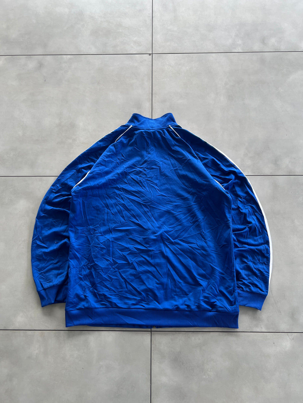 ADIDAS BLUE STRIPE VINTAGE JACKET- XXL