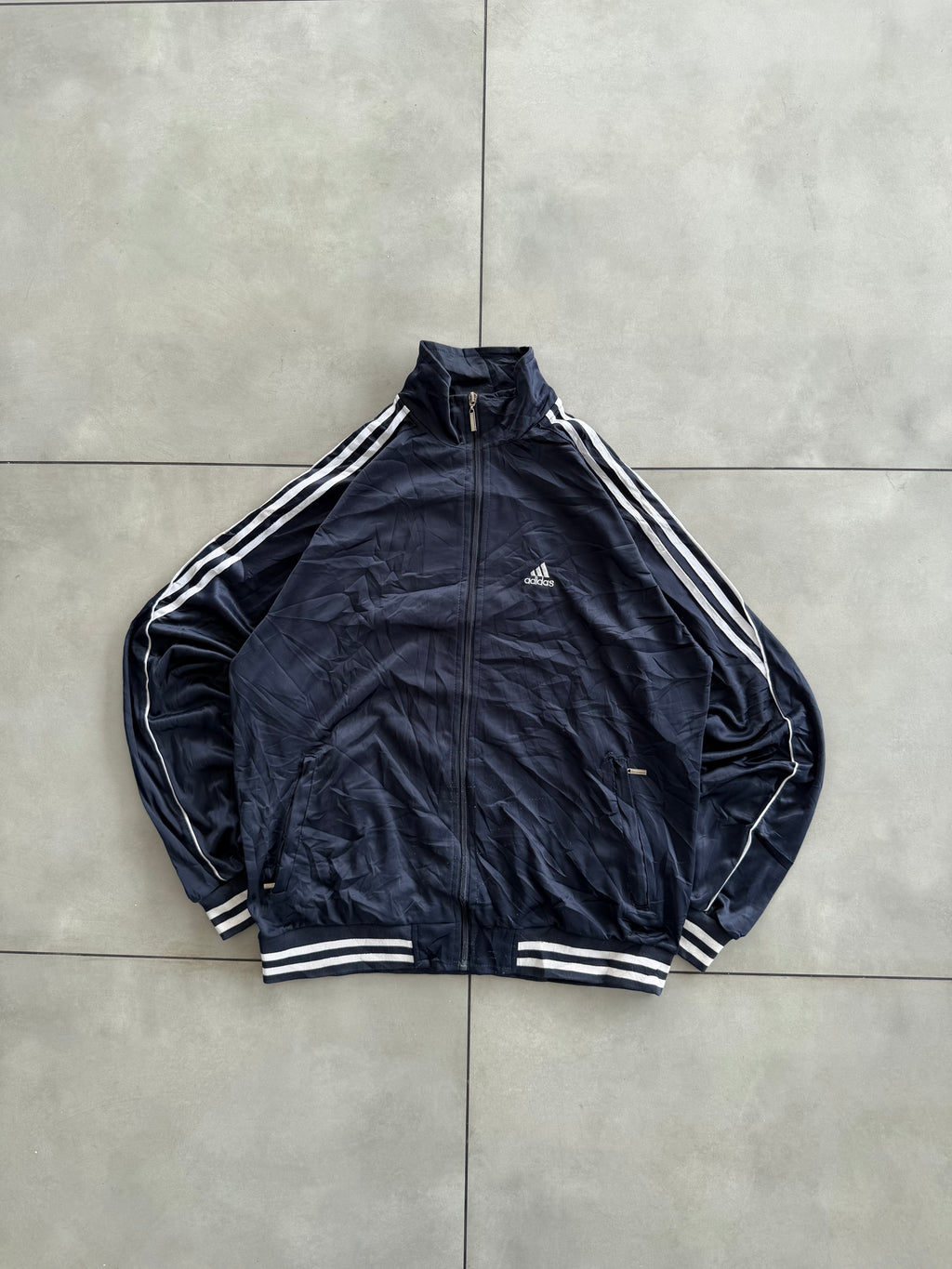 ADIDAS STRIPE VTG JACKET-L