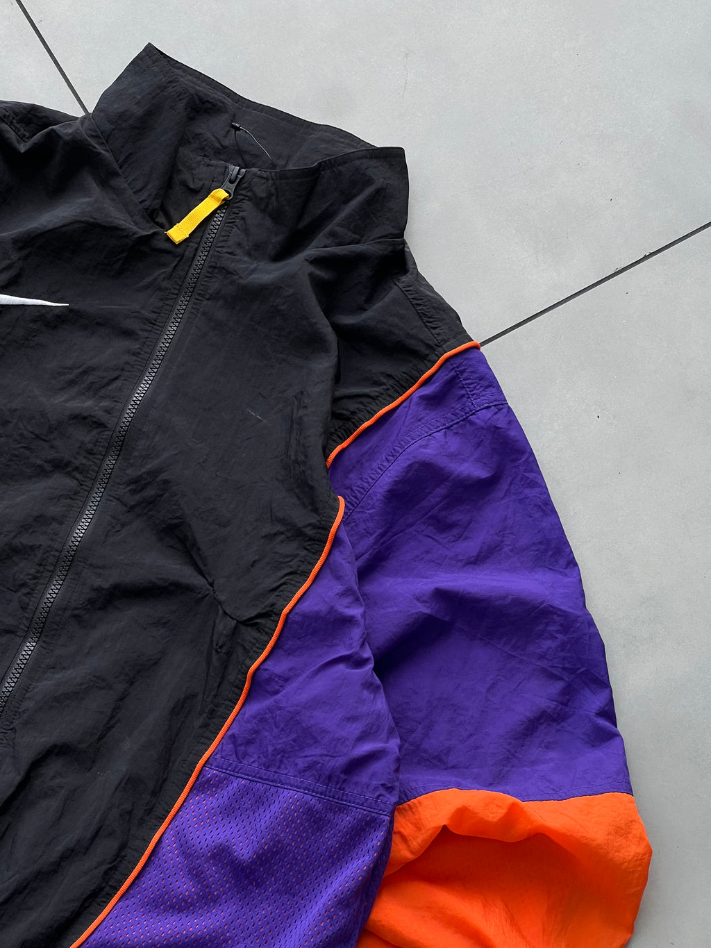 80’s NYLON MUTLICOLOR VTG JACKET- L