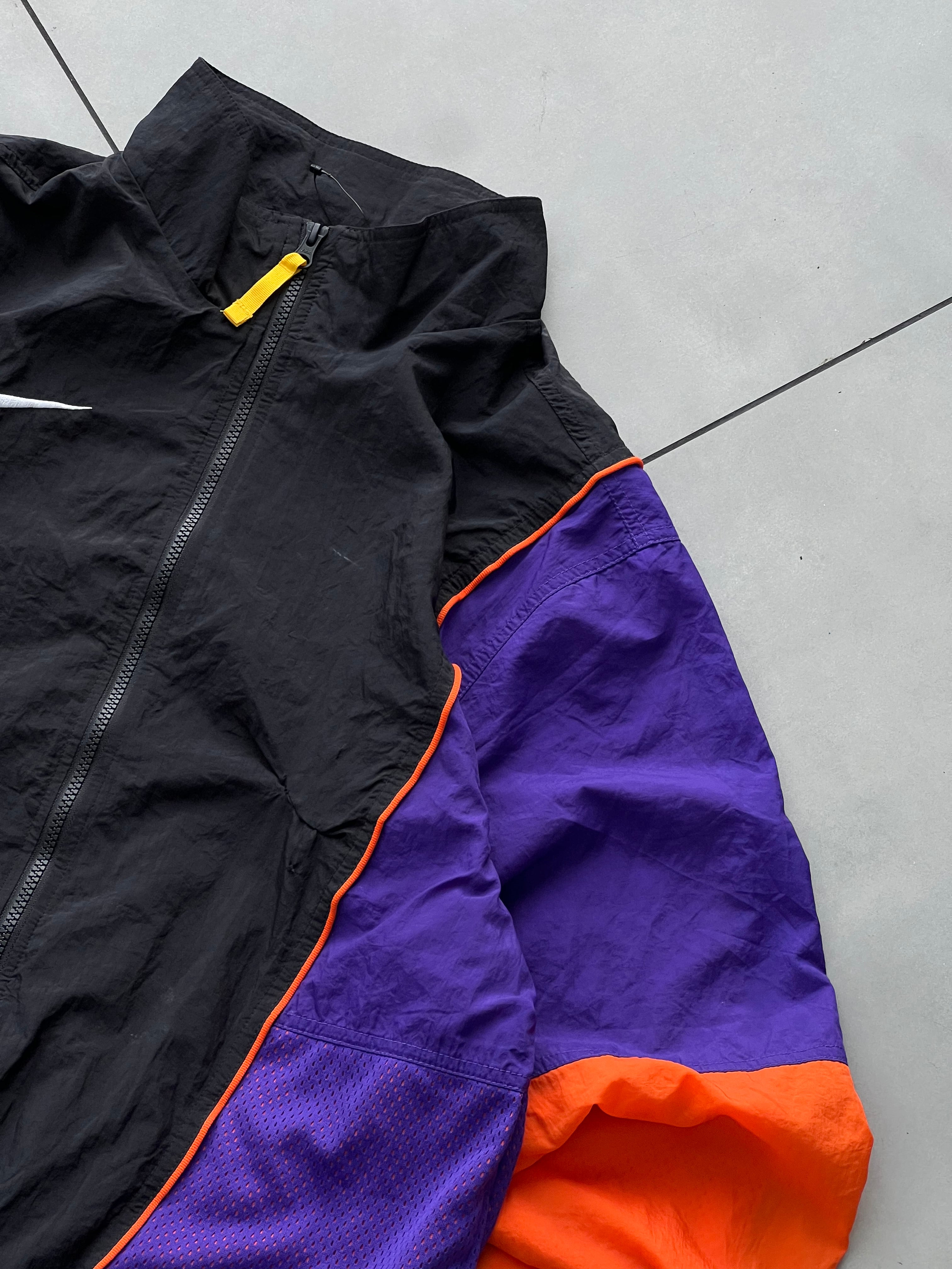 80’s NYLON MUTLICOLOR VTG JACKET- L
