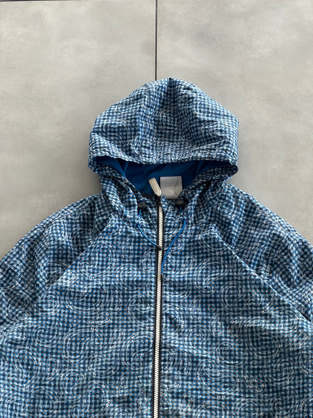 ADIDAS CHECKED HOODIE VITANGE JACKET-L