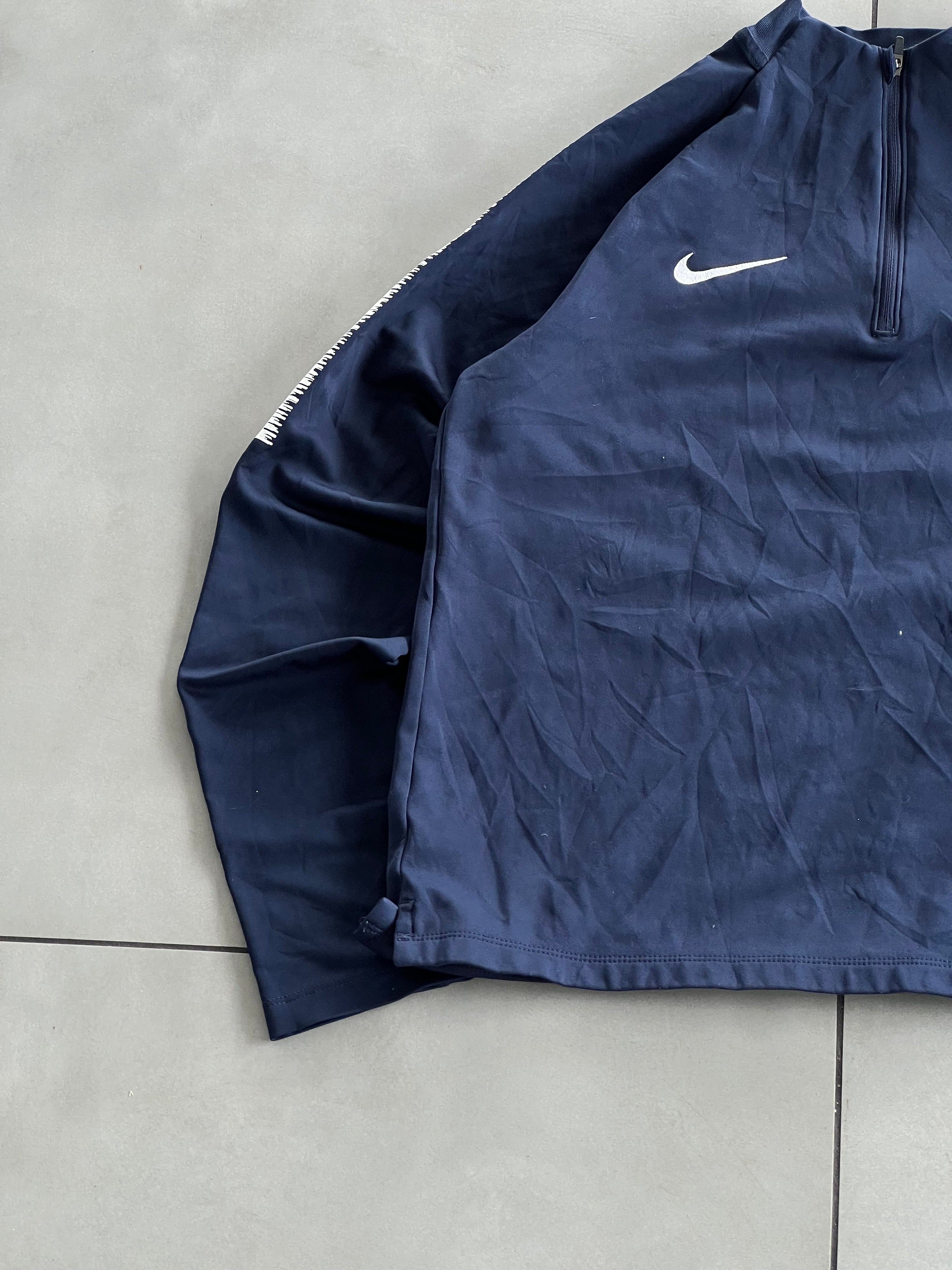 FRANCE QUARTER ZIPPER VTG JACKET- Xs-S