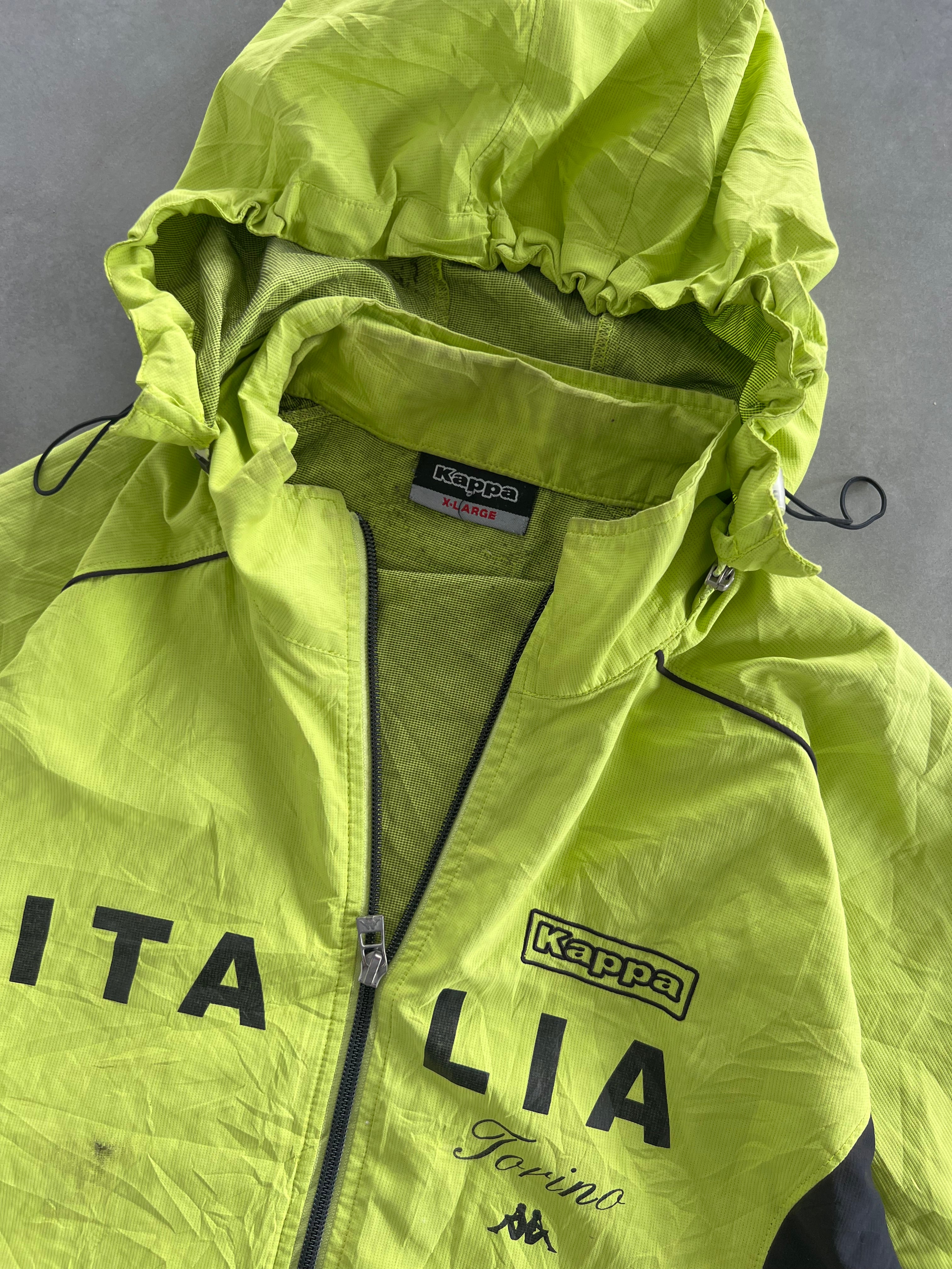 ITALIA HOODIE VTG FOOTBALL- XL