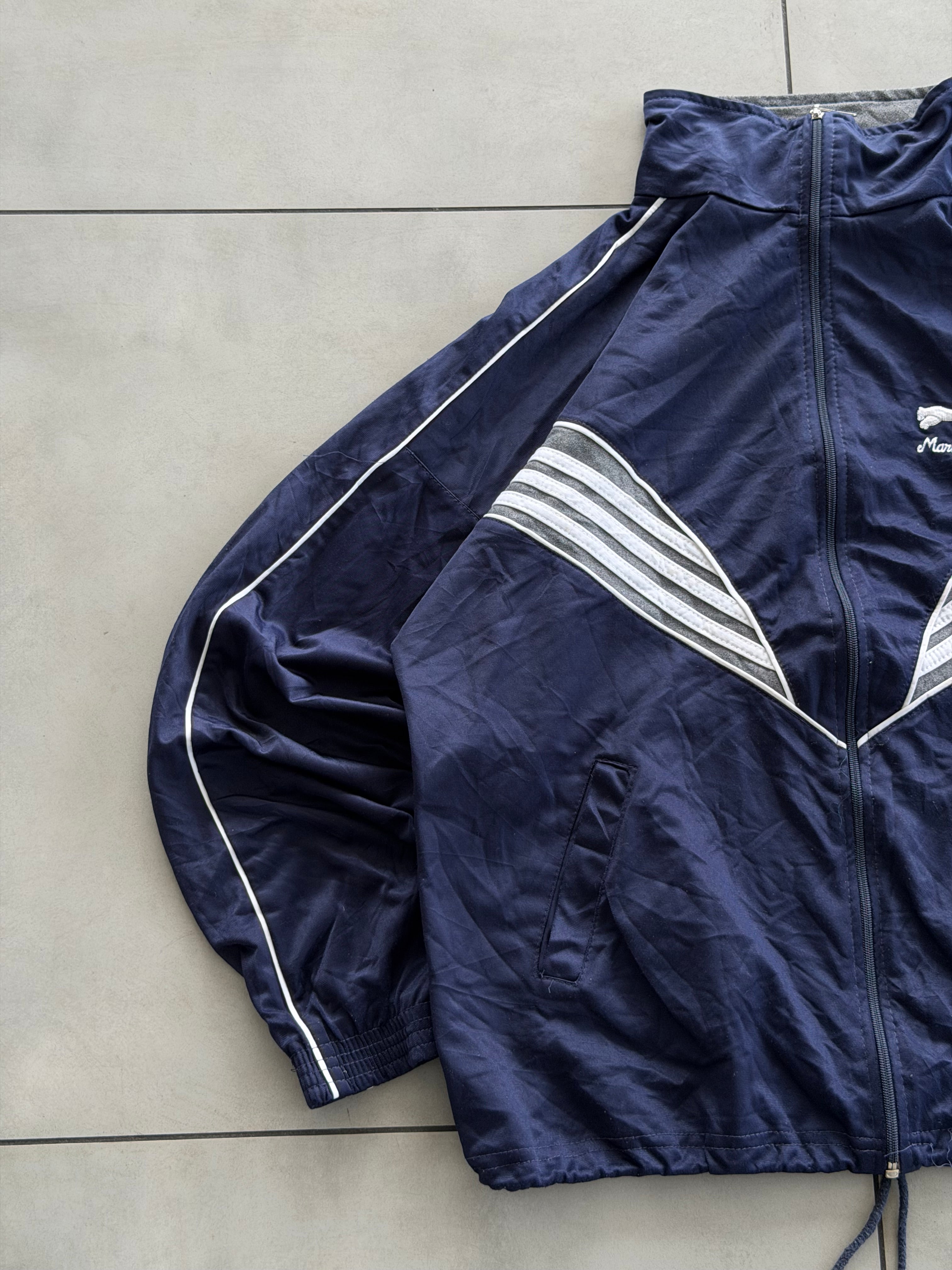 STRIPE VTG JACKET- L