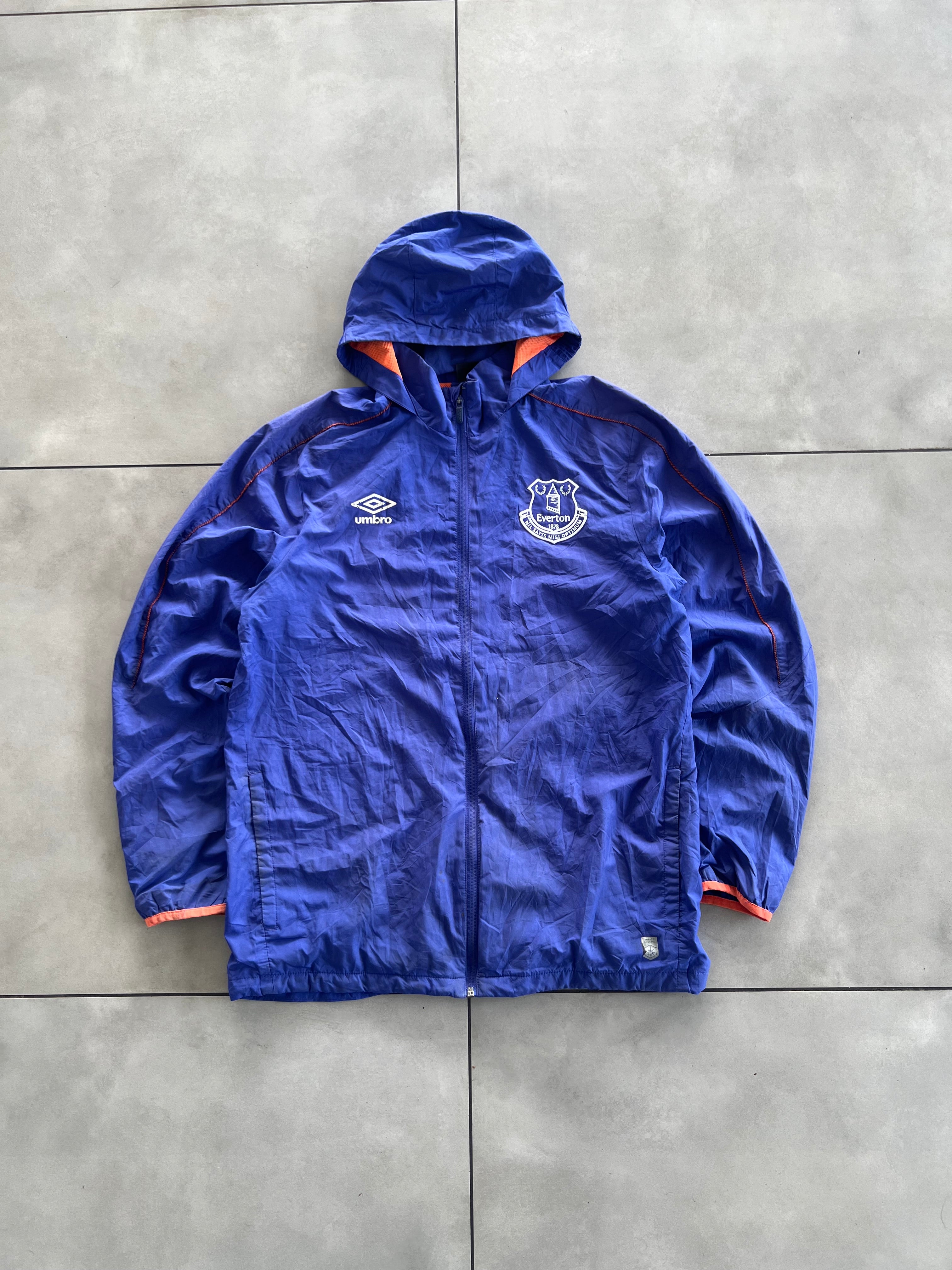 EVERTON 90’s VINTAGE FOOTBALL JACKET- L