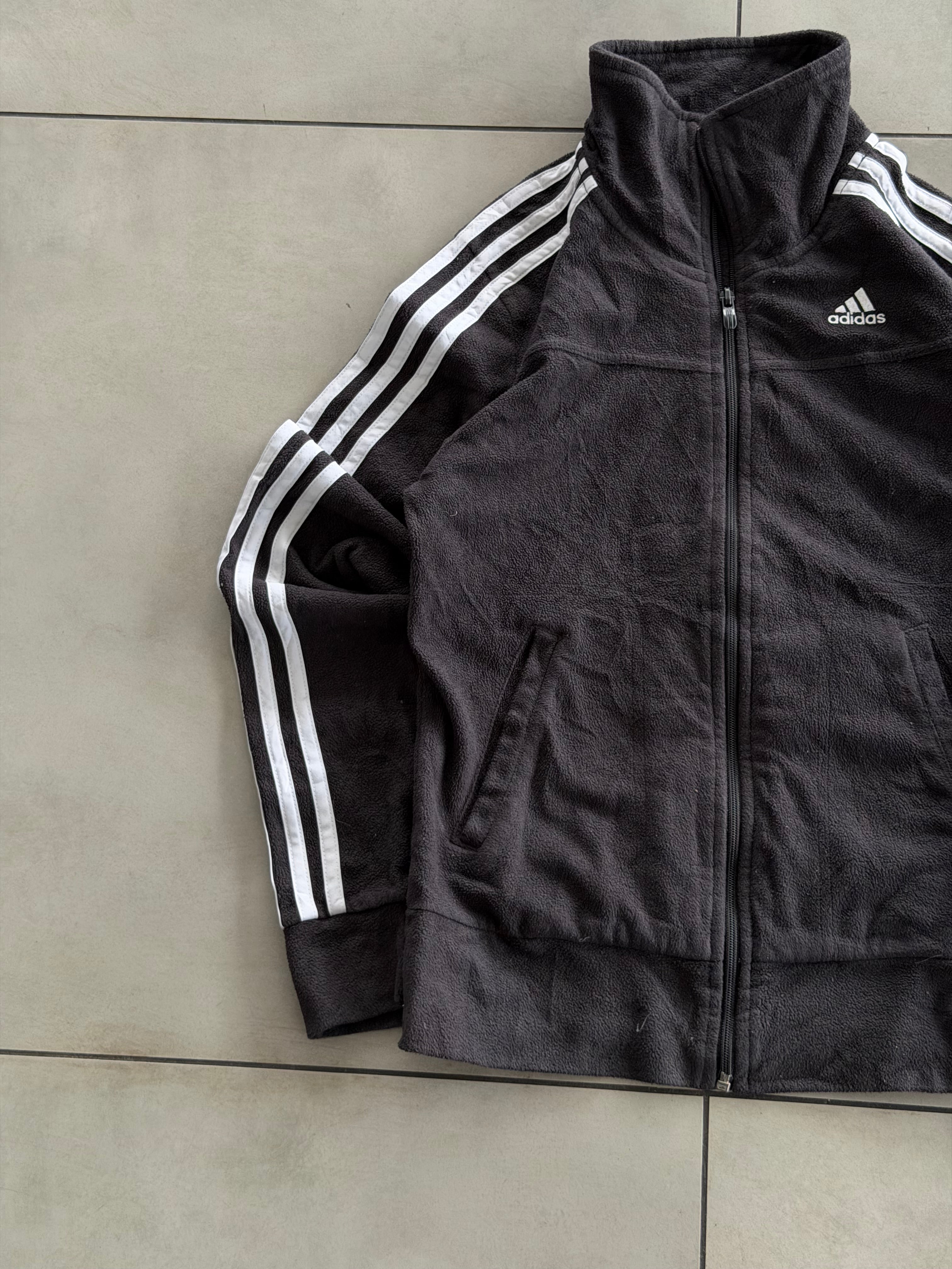ADIDAS 80,s FLEECE VTG JACKET-XS