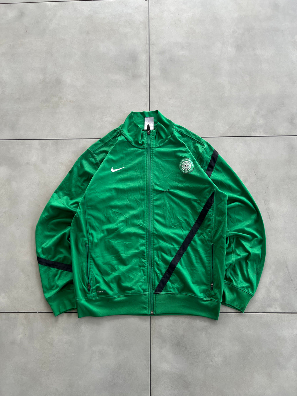 NIKE CELTIC FC TRACK FOOTBALL VINTAGE JACKET- S