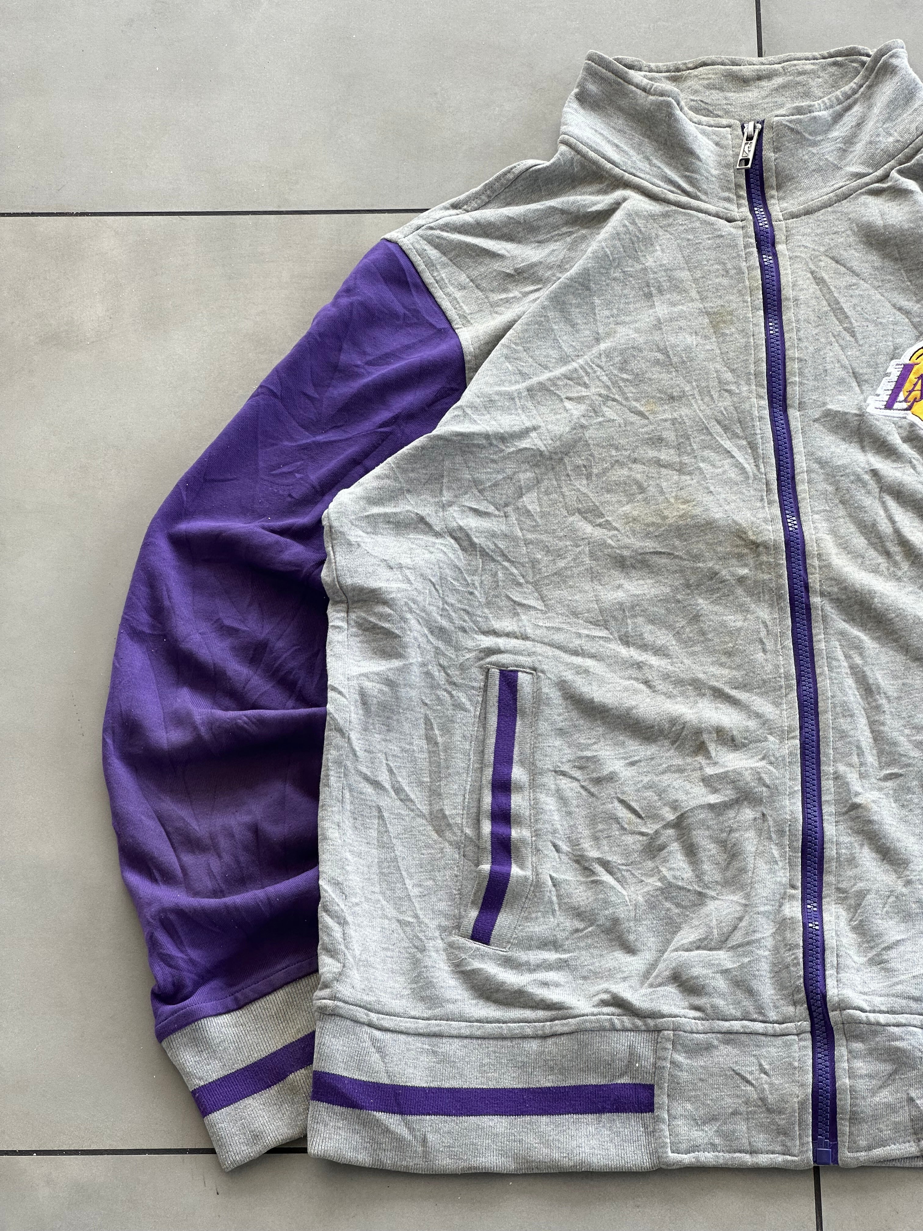 LOSE ANGELS LAKERS FULL-ZIP JACKET- L