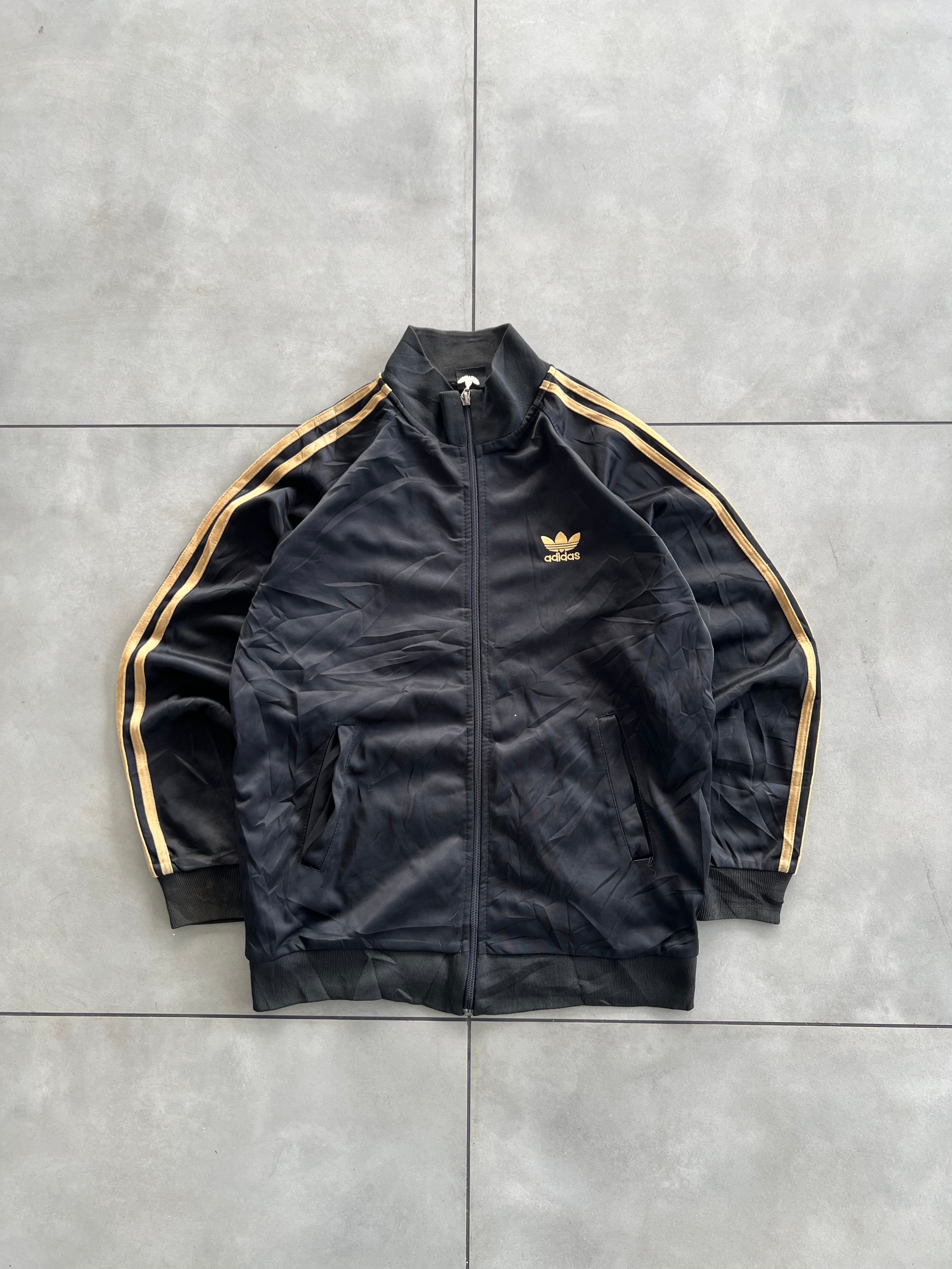 ADIDAS ORGINALS GOLDEN STRIPE VTG JACKET- M