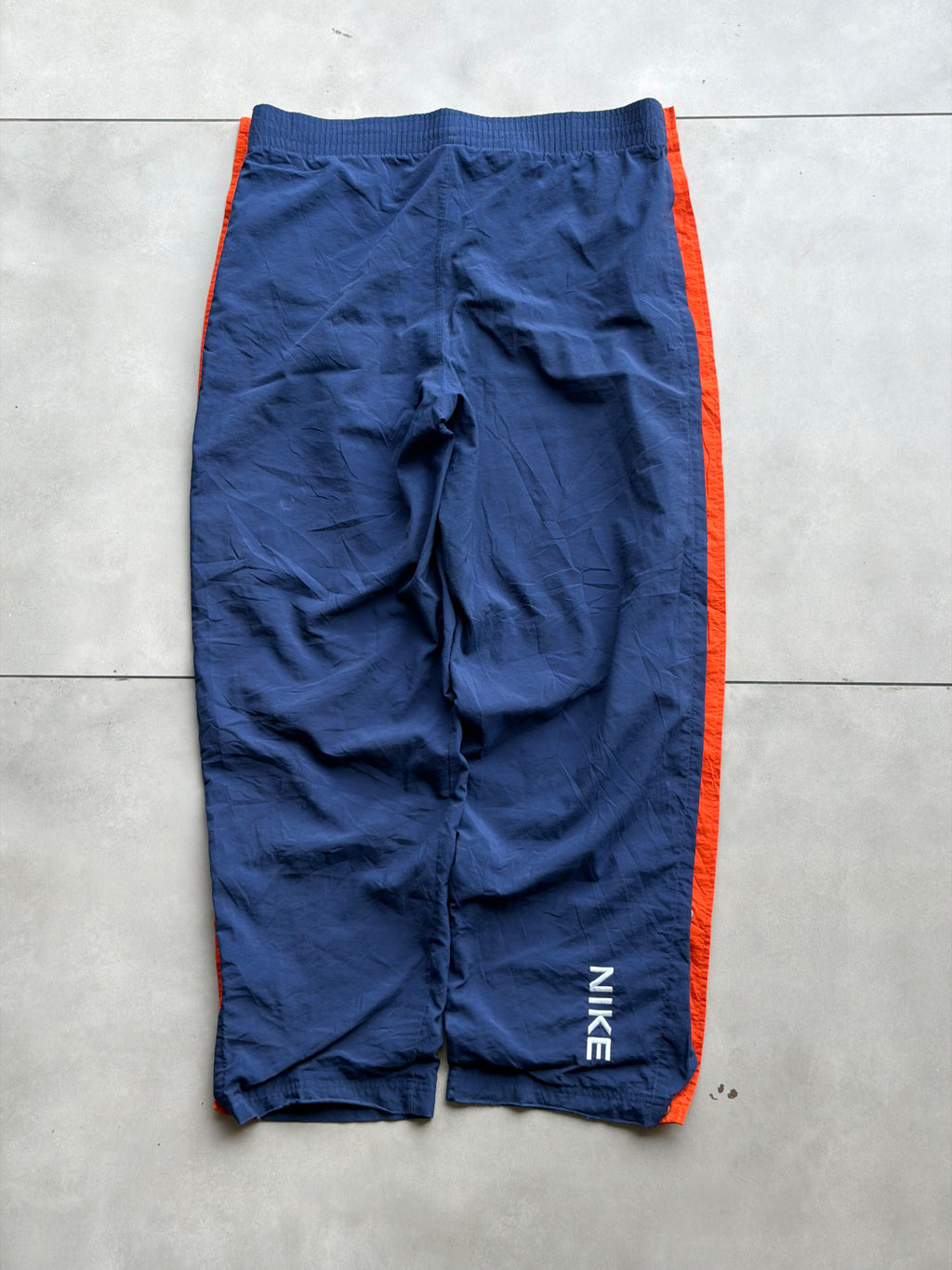 NIKE VTG 90’s NYLON SNAP BUTTON TRACK PANT- 36