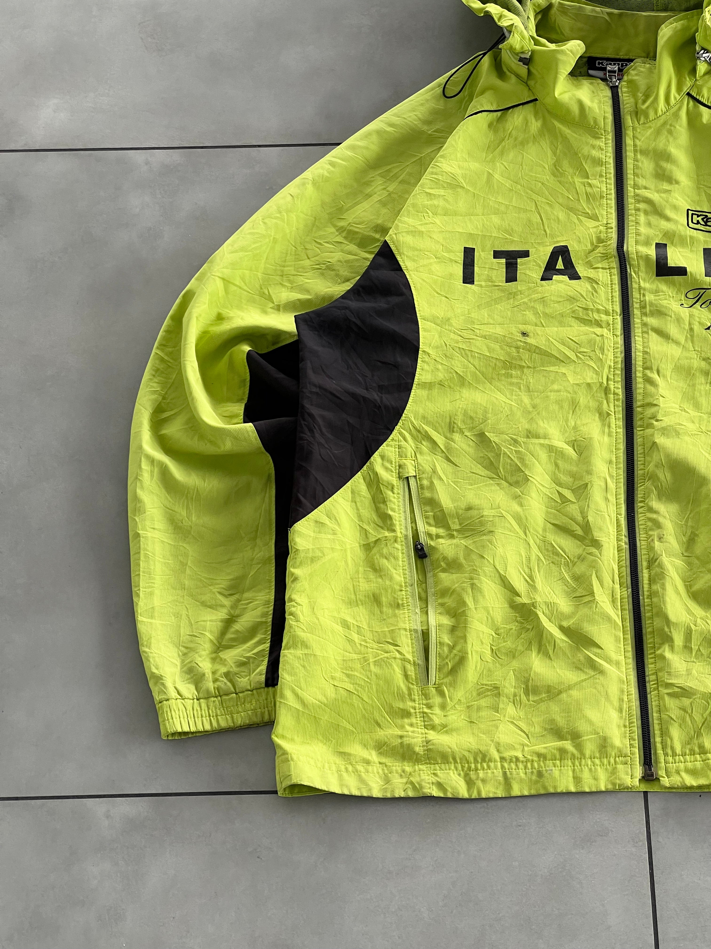 ITALIA HOODIE VTG FOOTBALL- XL