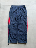 NIKE SWOOSH NAVY EMBROIDERED VTG TRACK PANT- 34