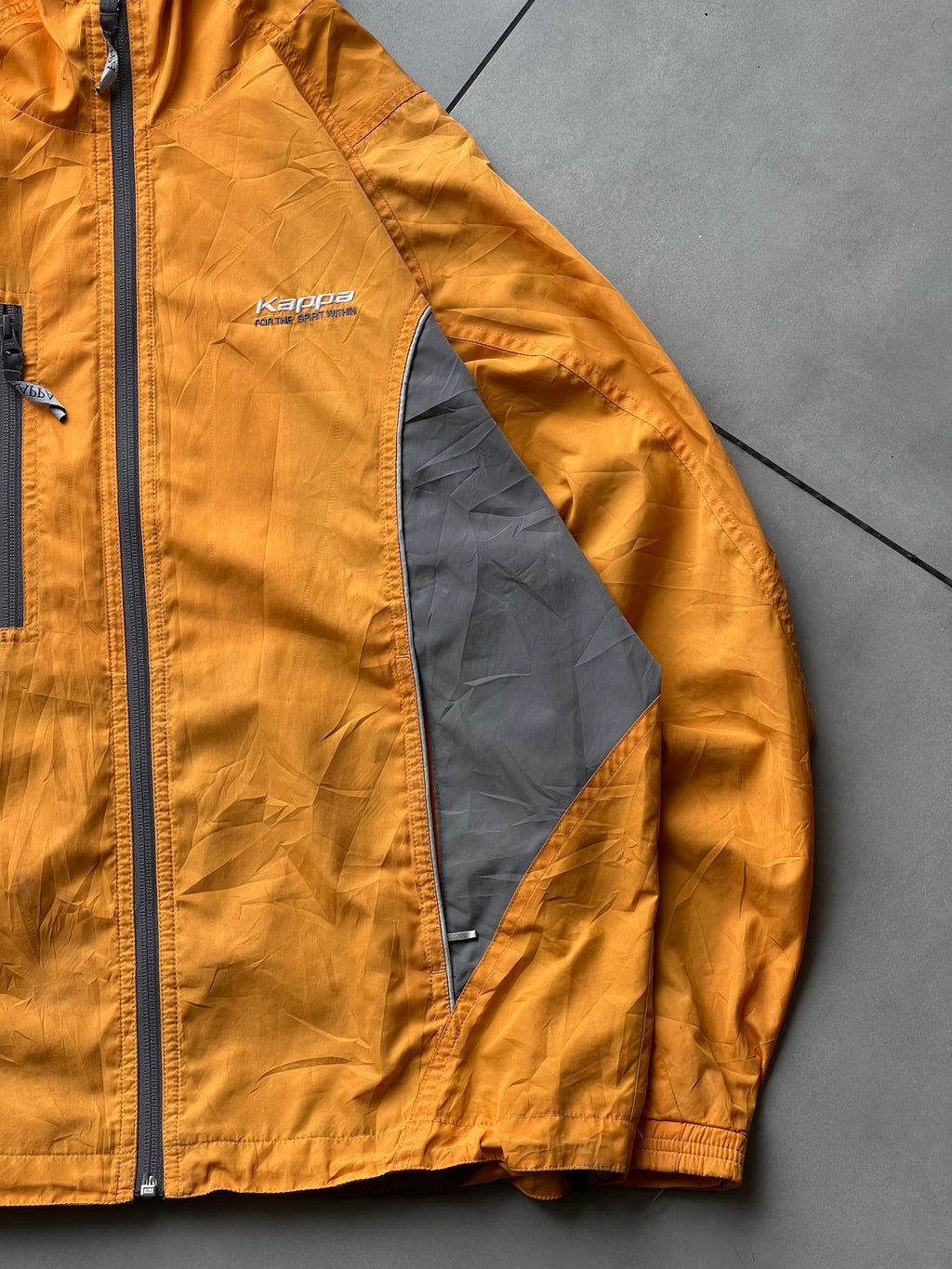 VINTAGE KAPPA HOODIDED MOG JACKET-M