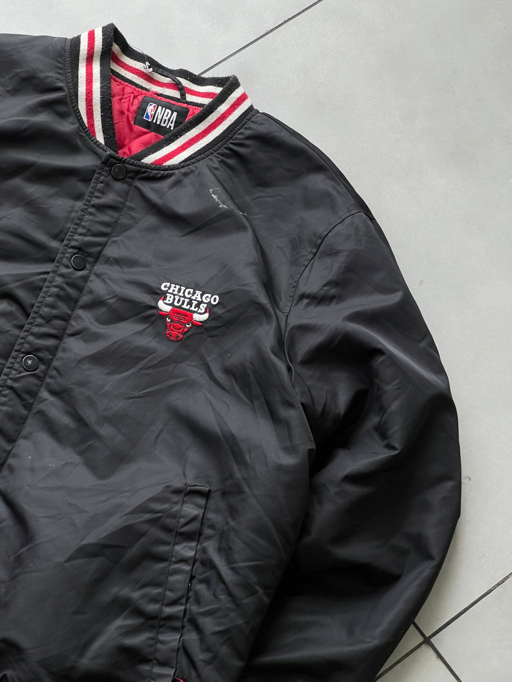 NBA 1990s CHICAGO BULLS BOMBER JACKET- L