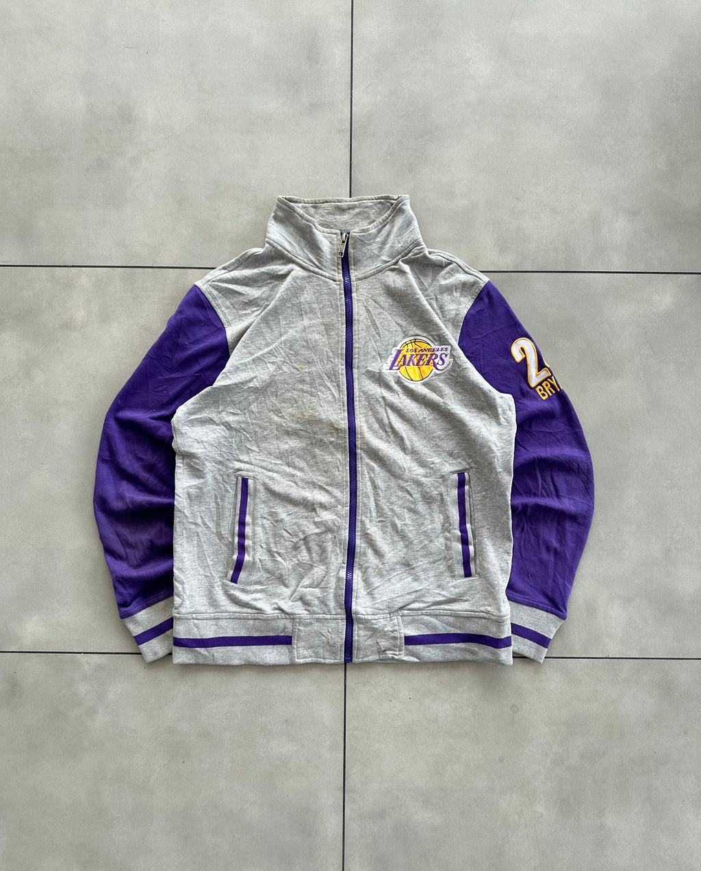 LOSE ANGELS LAKERS FULL-ZIP JACKET- L