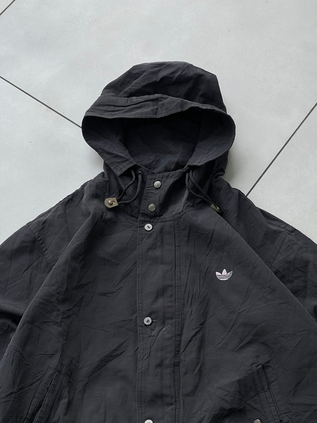 ADIDAS VTG HOODIED JACKET- M/L