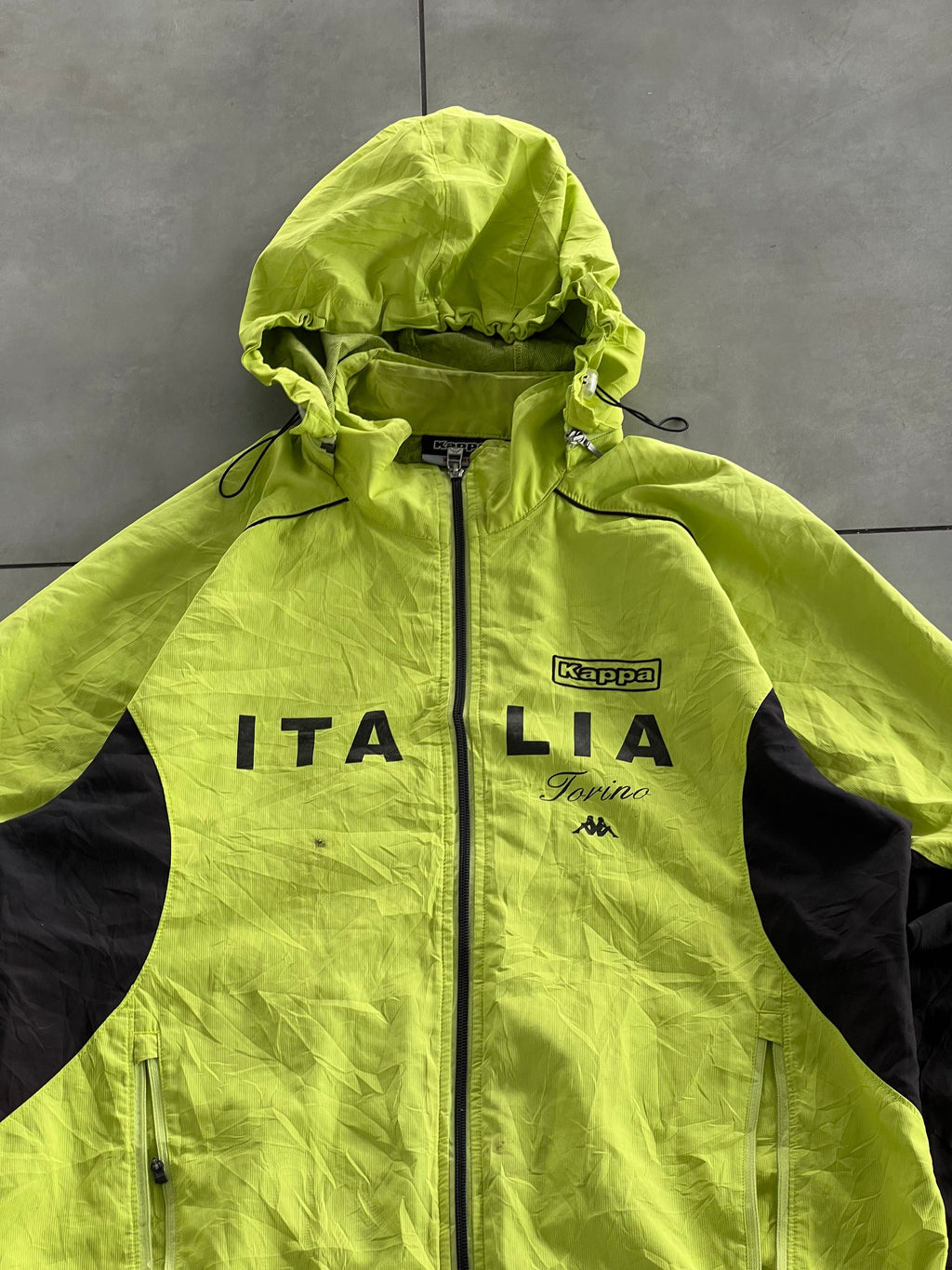 ITALIA HOODIE VTG FOOTBALL- XL