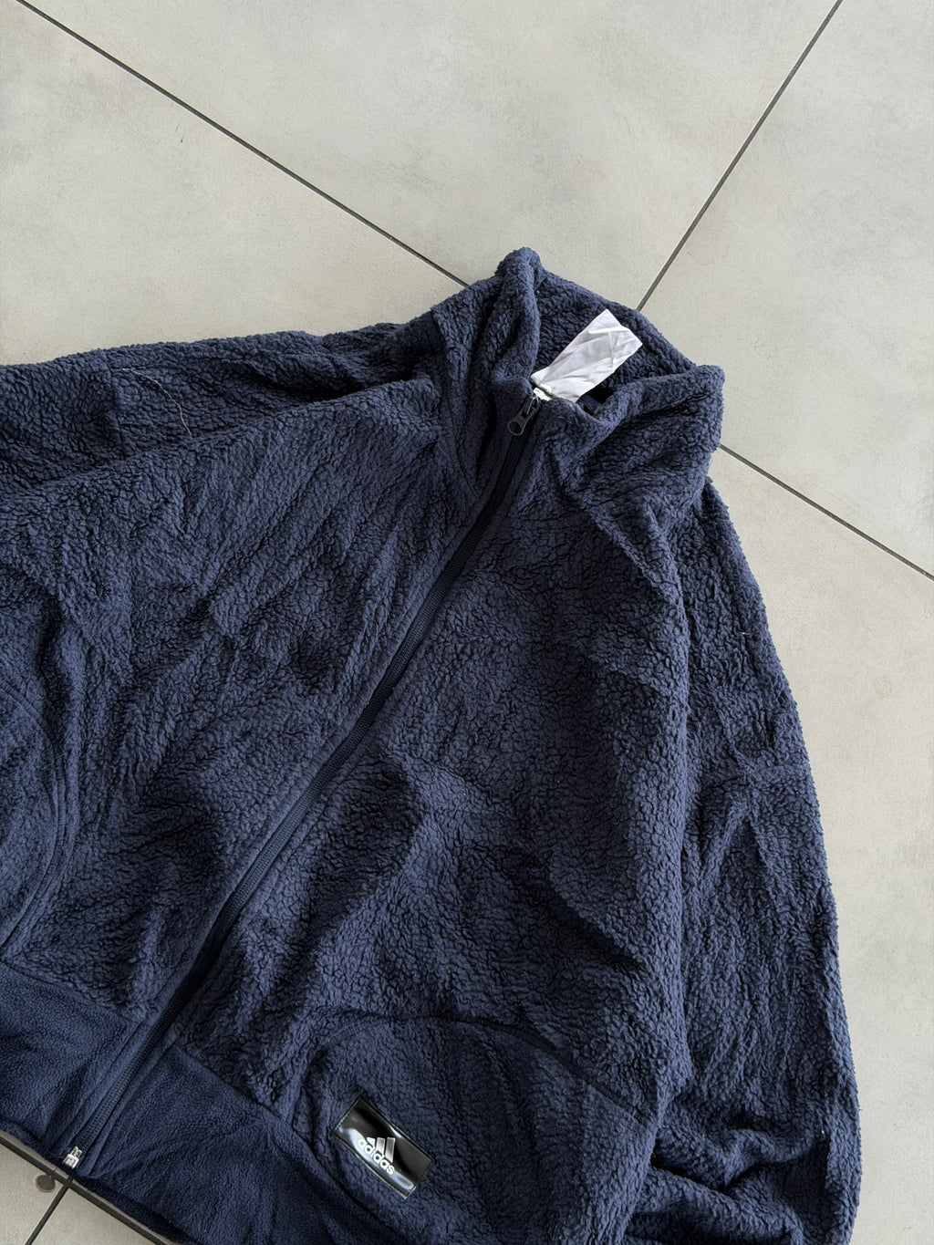 ADIDAS FLEECE VTG JACKET- M