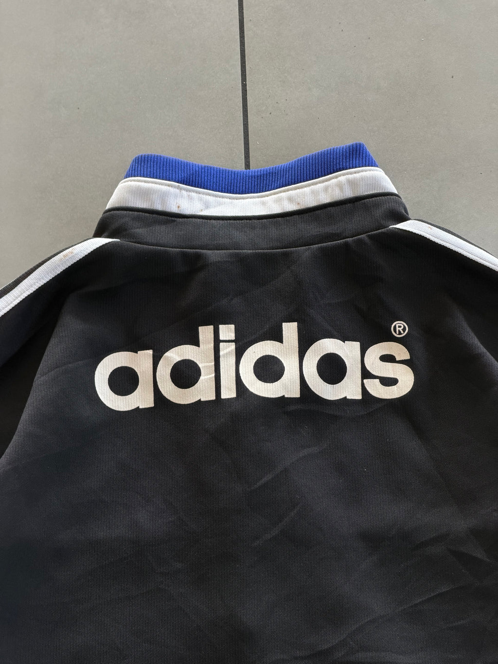 ADIDAS 90’s QUARTER ZIPPER VINTAGE JACKET- XL