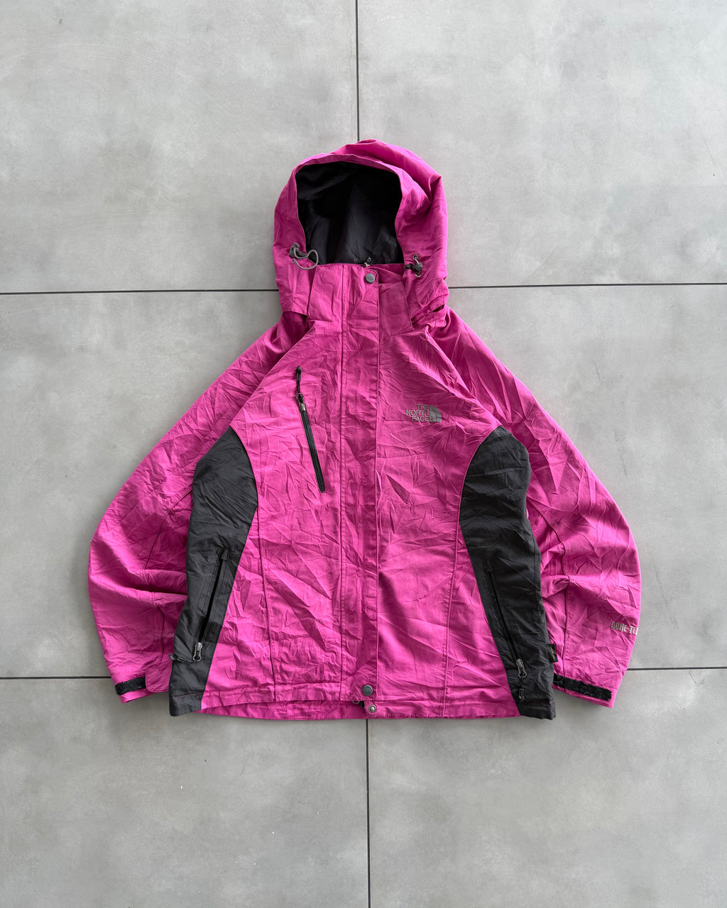 NORTH FACE HOODIE VTG JACKET- L