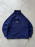 ADIDAS QUARTER ZIPPER FLEECE JACKET- L
