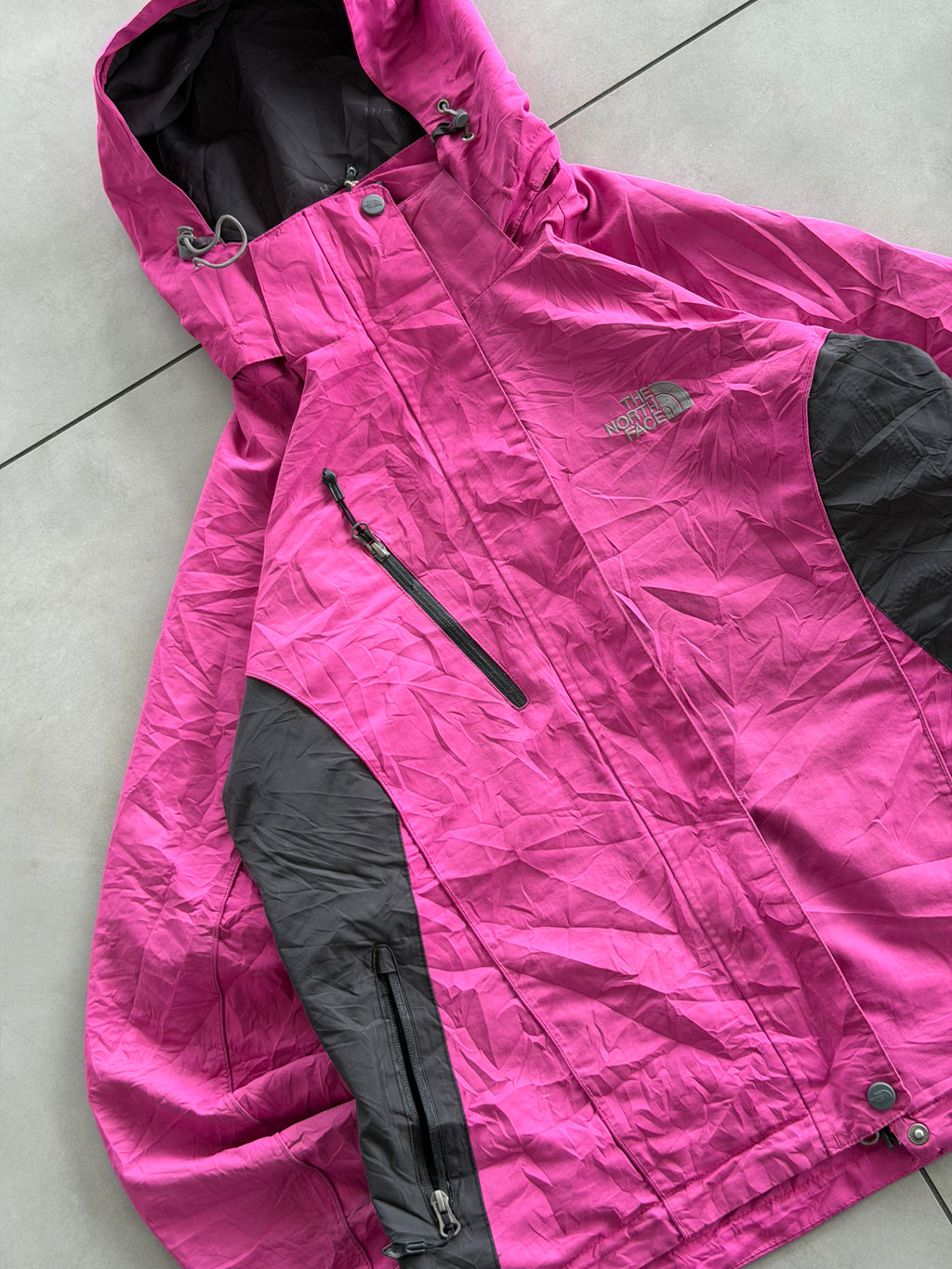 NORTH FACE HOODIE VTG JACKET- L