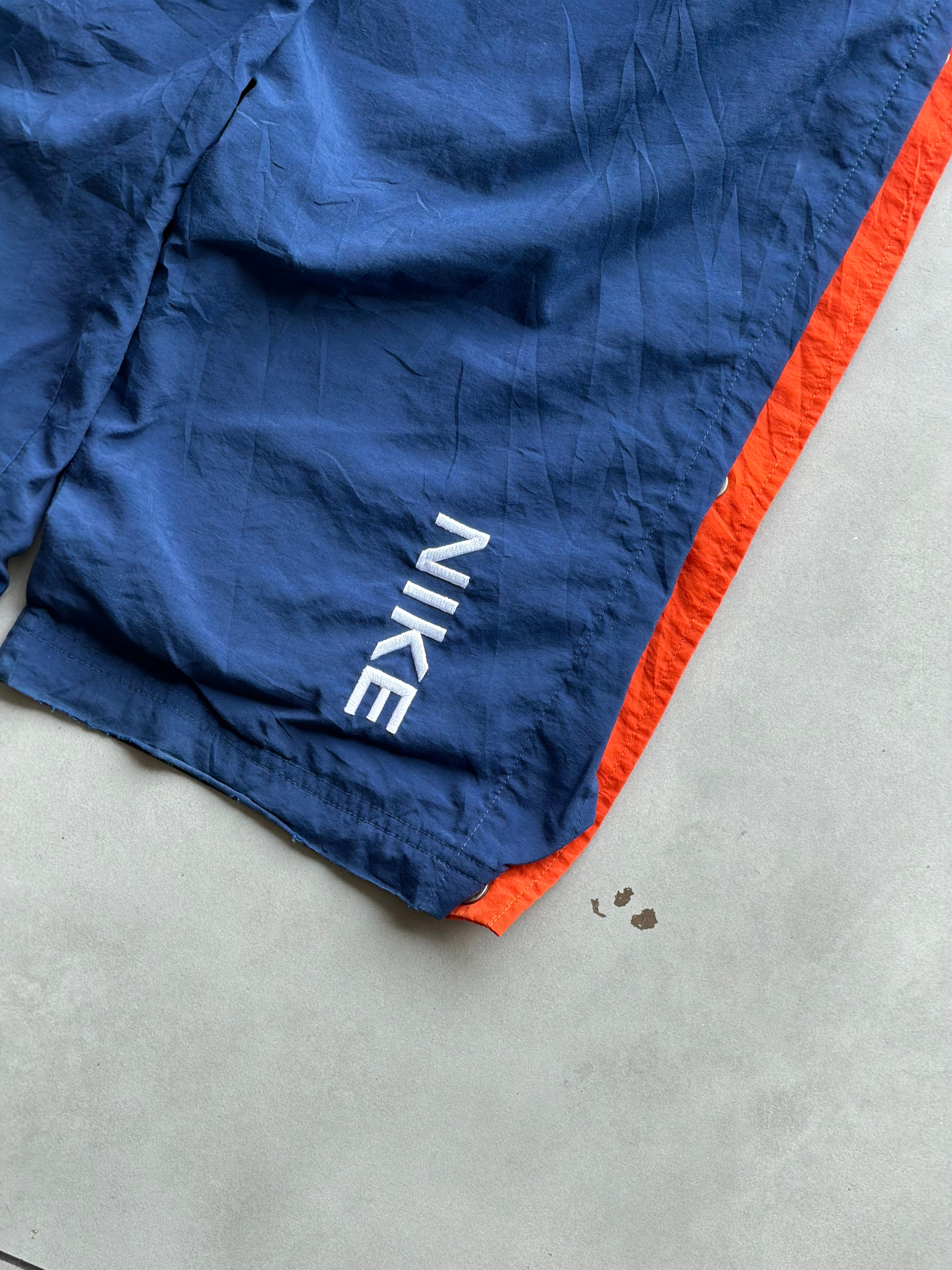 NIKE VTG 90’s NYLON SNAP BUTTON TRACK PANT- 36