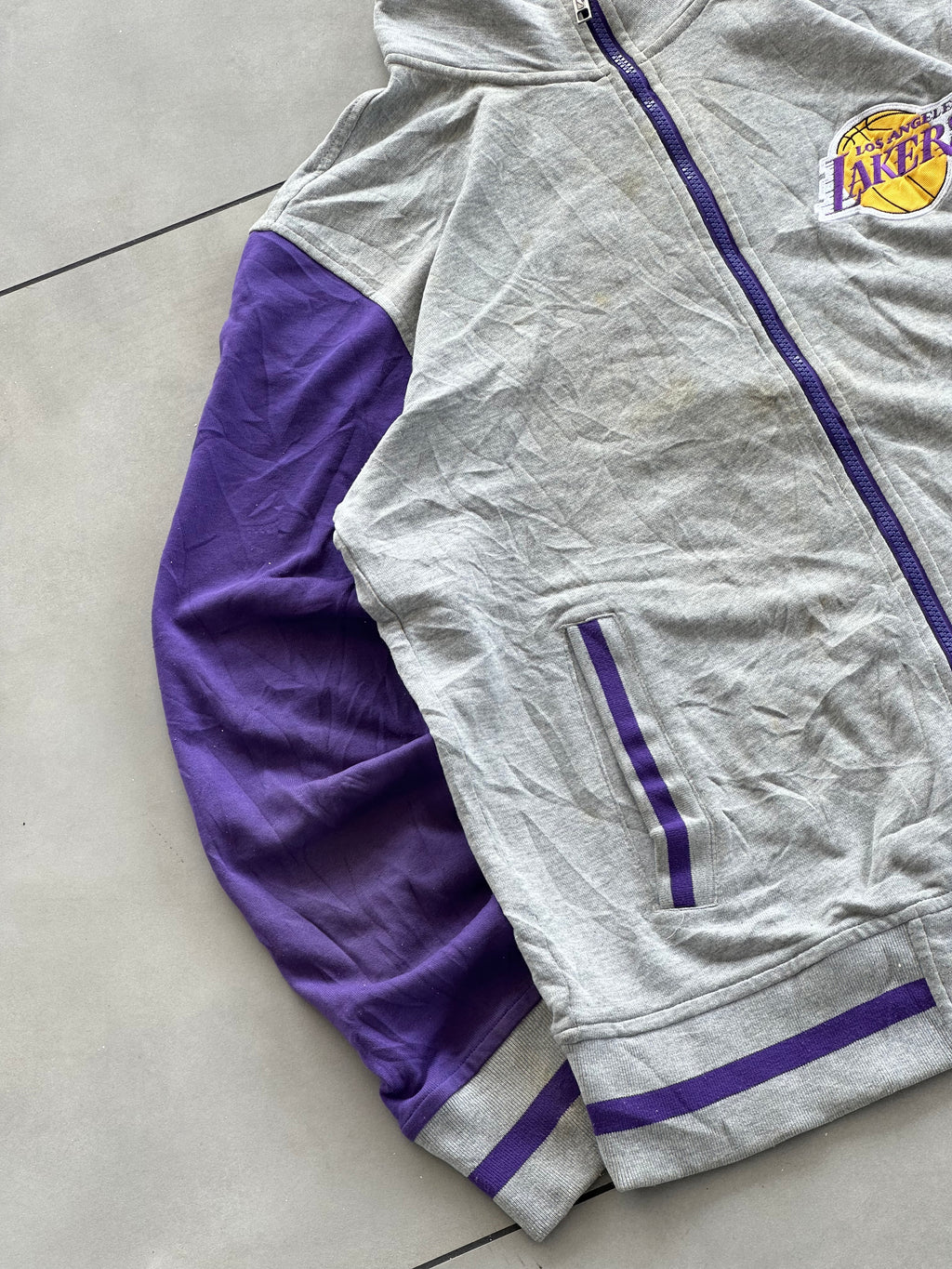 LOSE ANGELS LAKERS FULL-ZIP JACKET- L