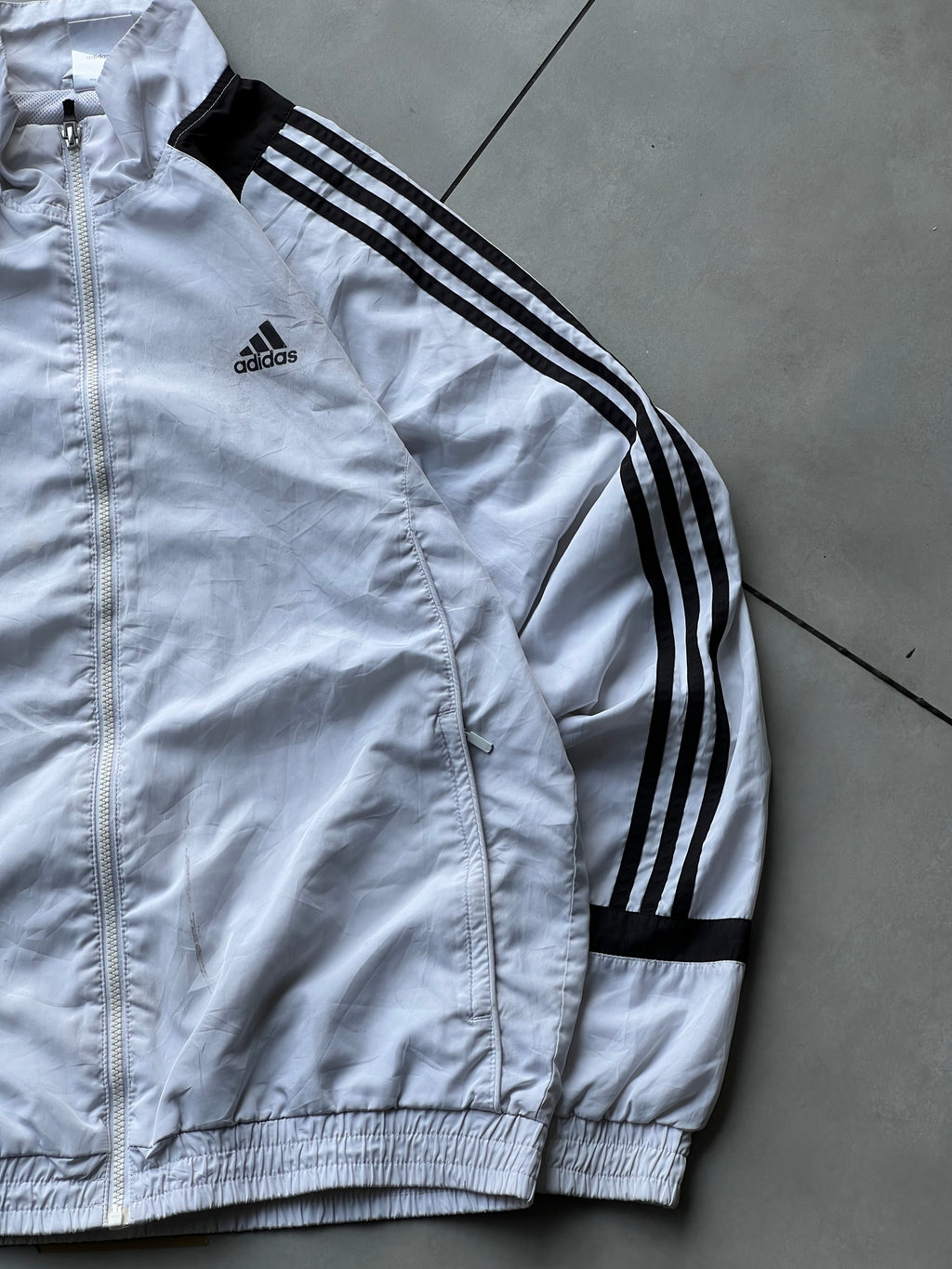 ADIDAS 1980s VINTAGE JACKET-L