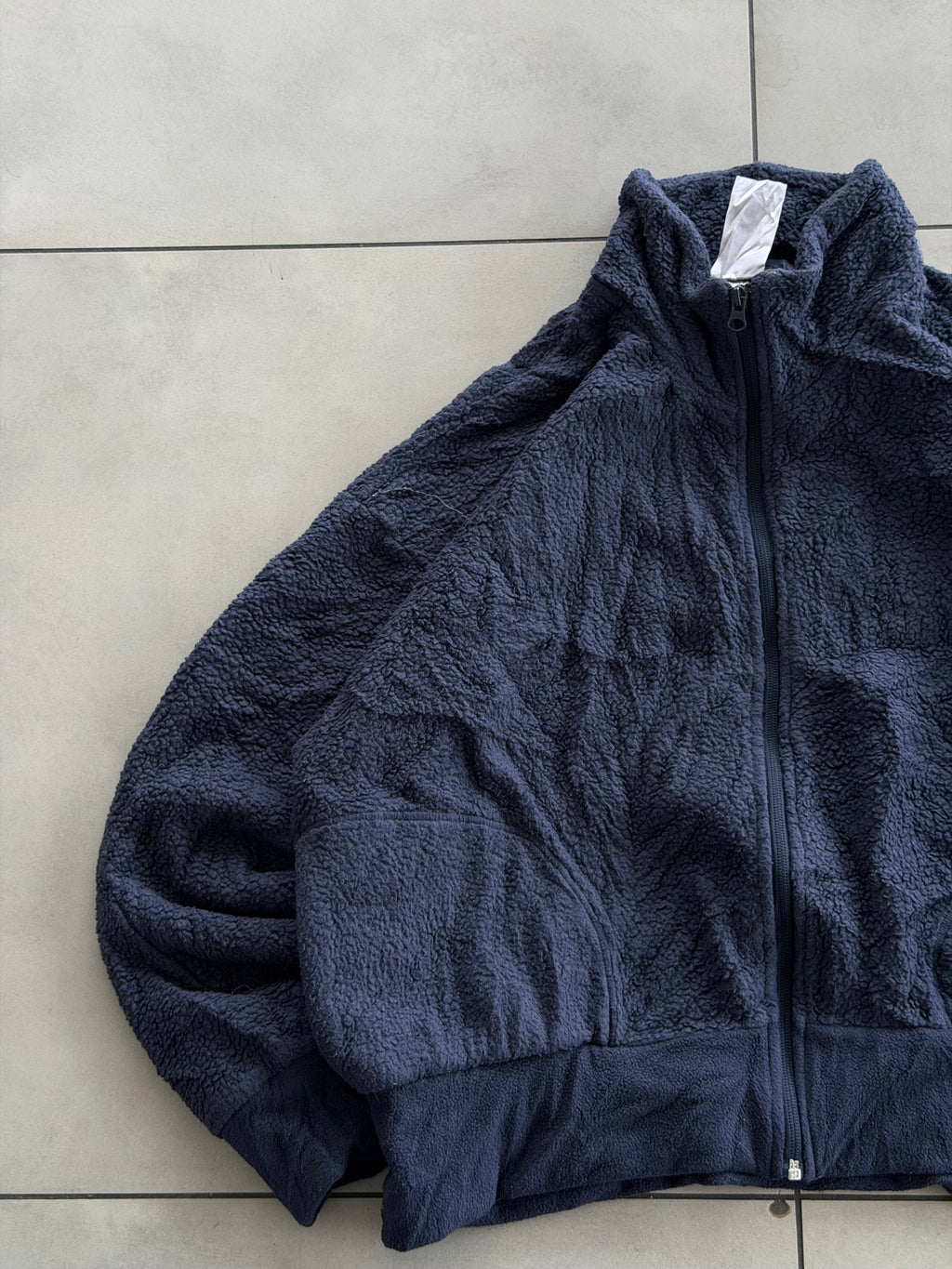 ADIDAS FLEECE VTG JACKET- M