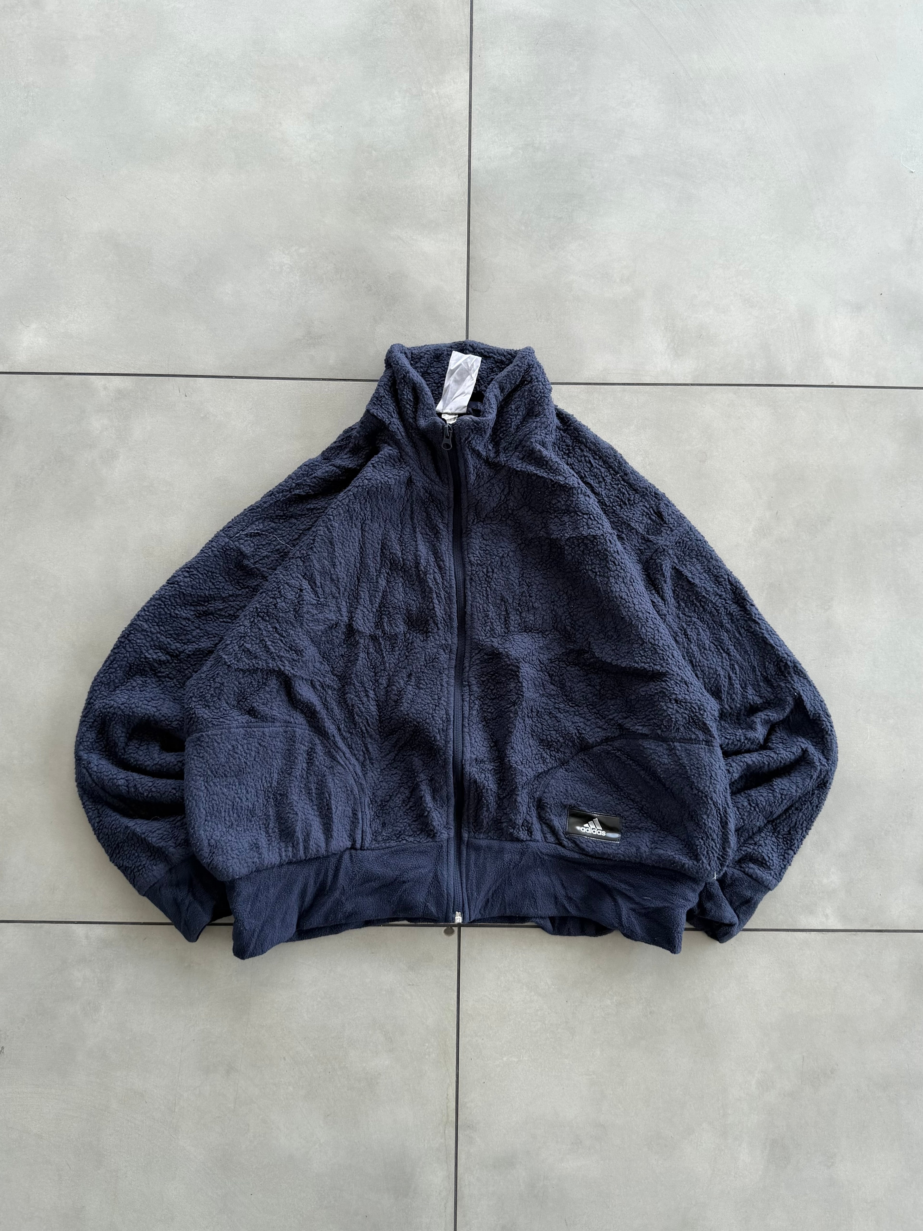 ADIDAS FLEECE VTG JACKET- M