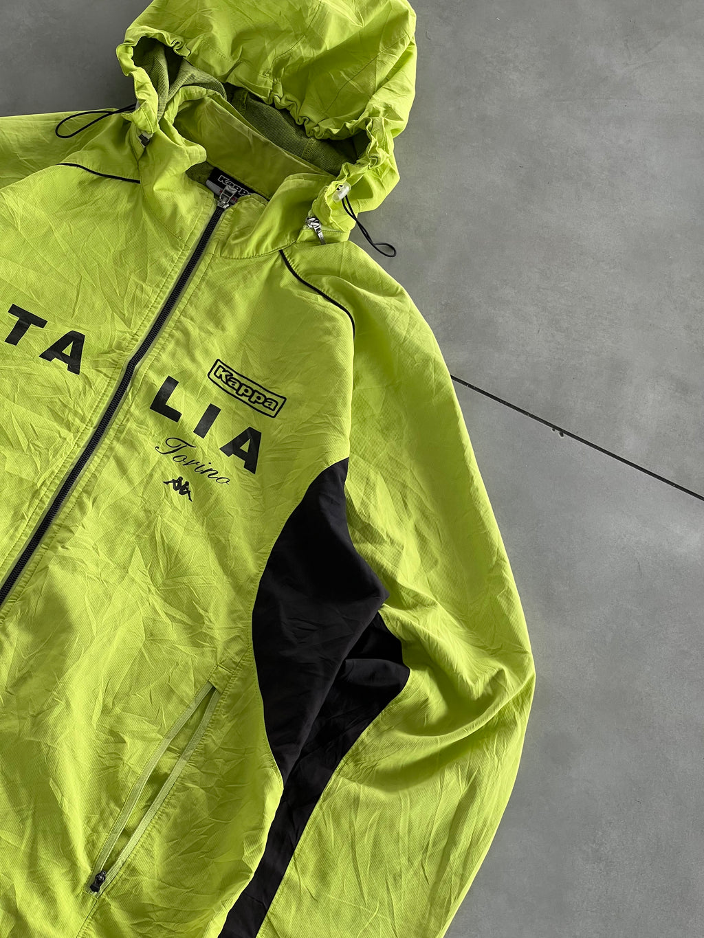 ITALIA HOODIE VTG FOOTBALL- XL