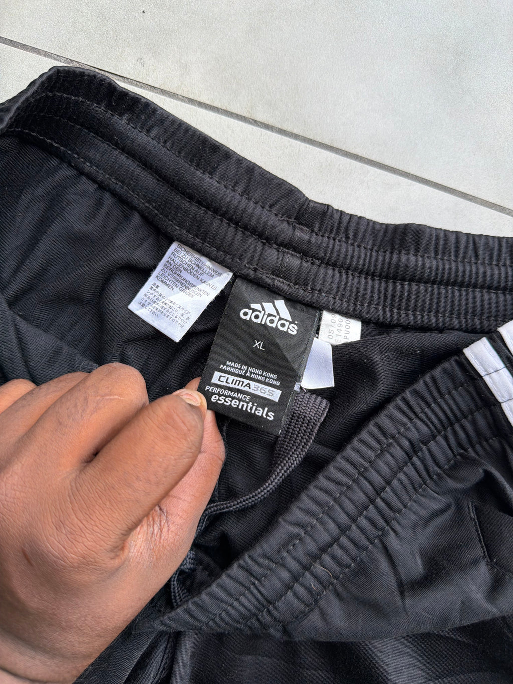 ADIDAS VTG 3 STRIPE SHELL TRACK PANT- 34
