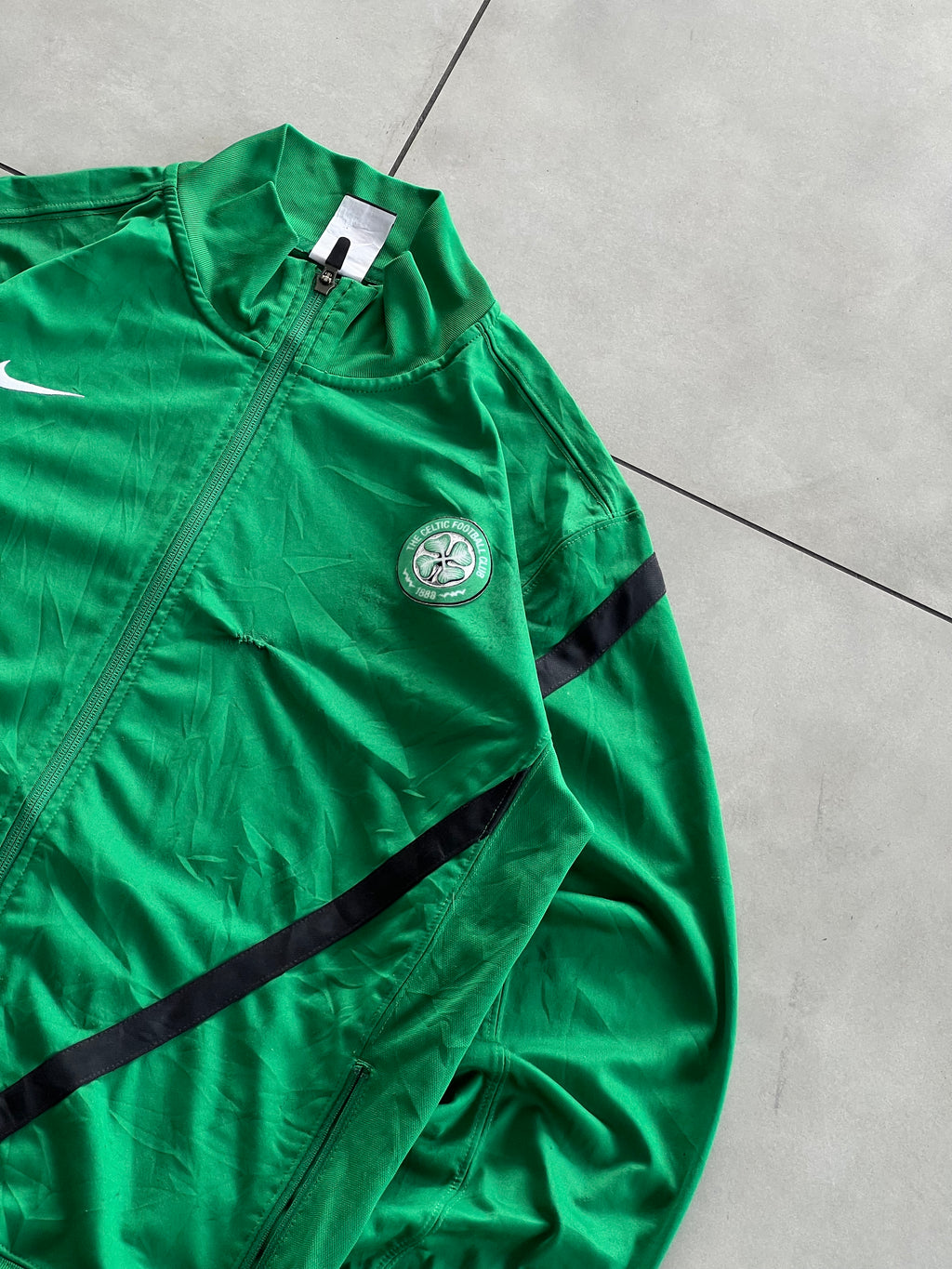 NIKE CELTIC FC TRACK FOOTBALL VINTAGE JACKET- S