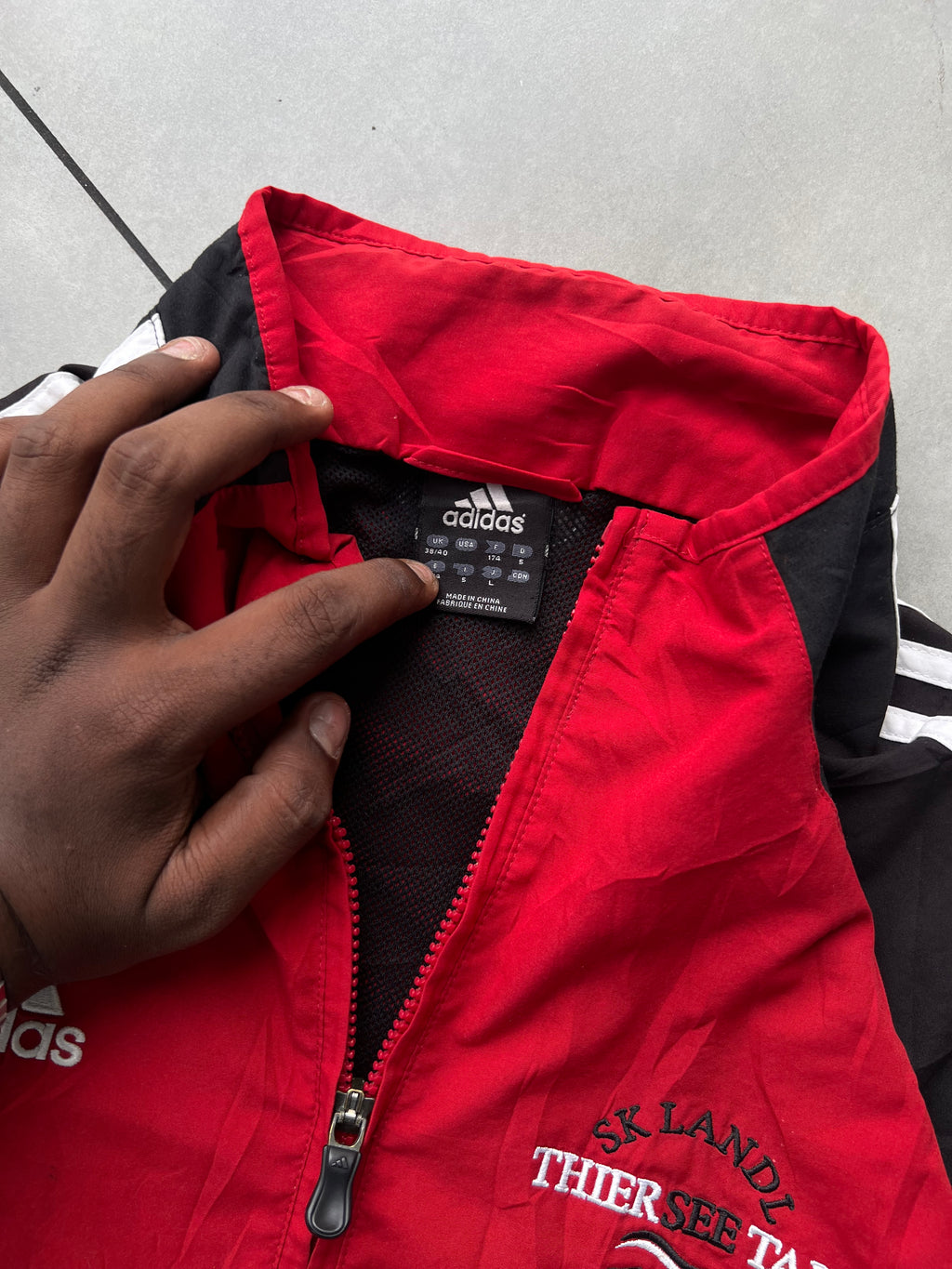 ADIDAS 1990s VTG JACKET- L