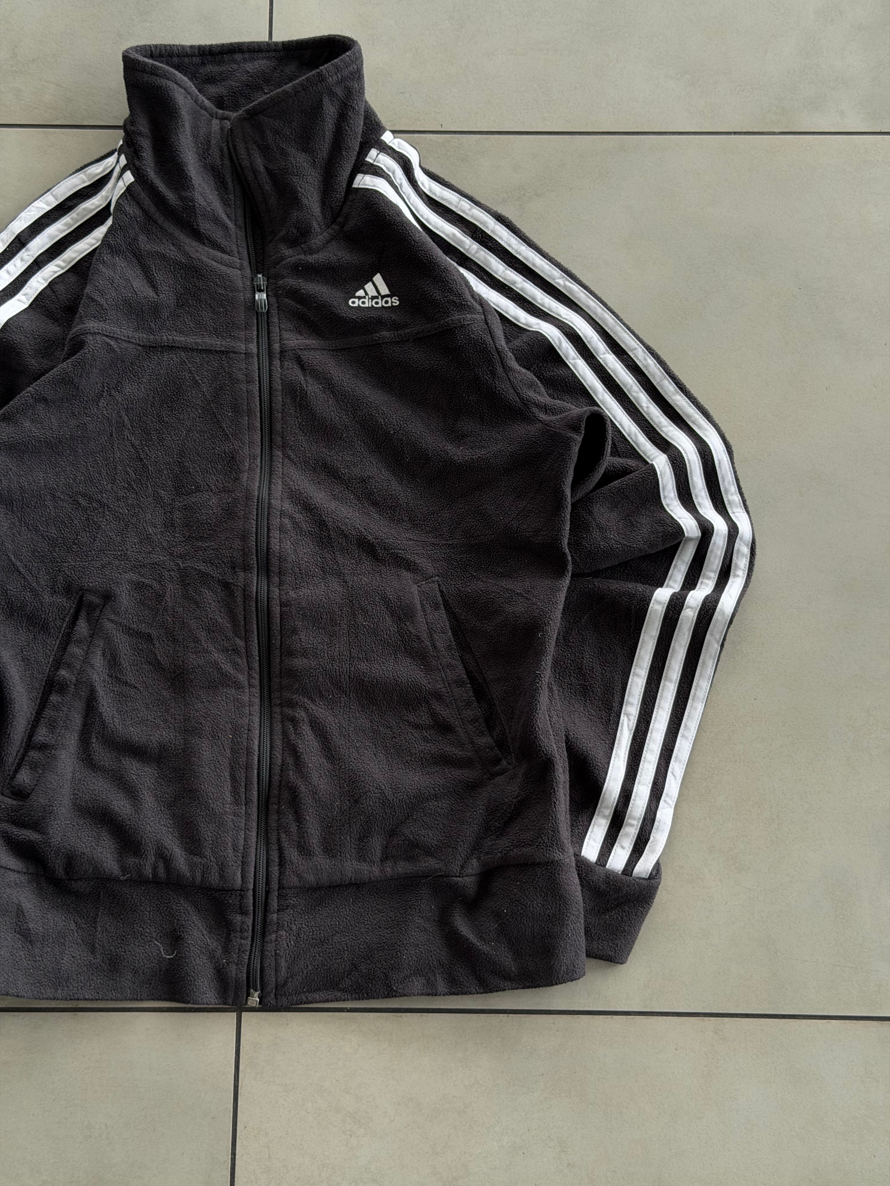 ADIDAS 80,s FLEECE VTG JACKET-XS