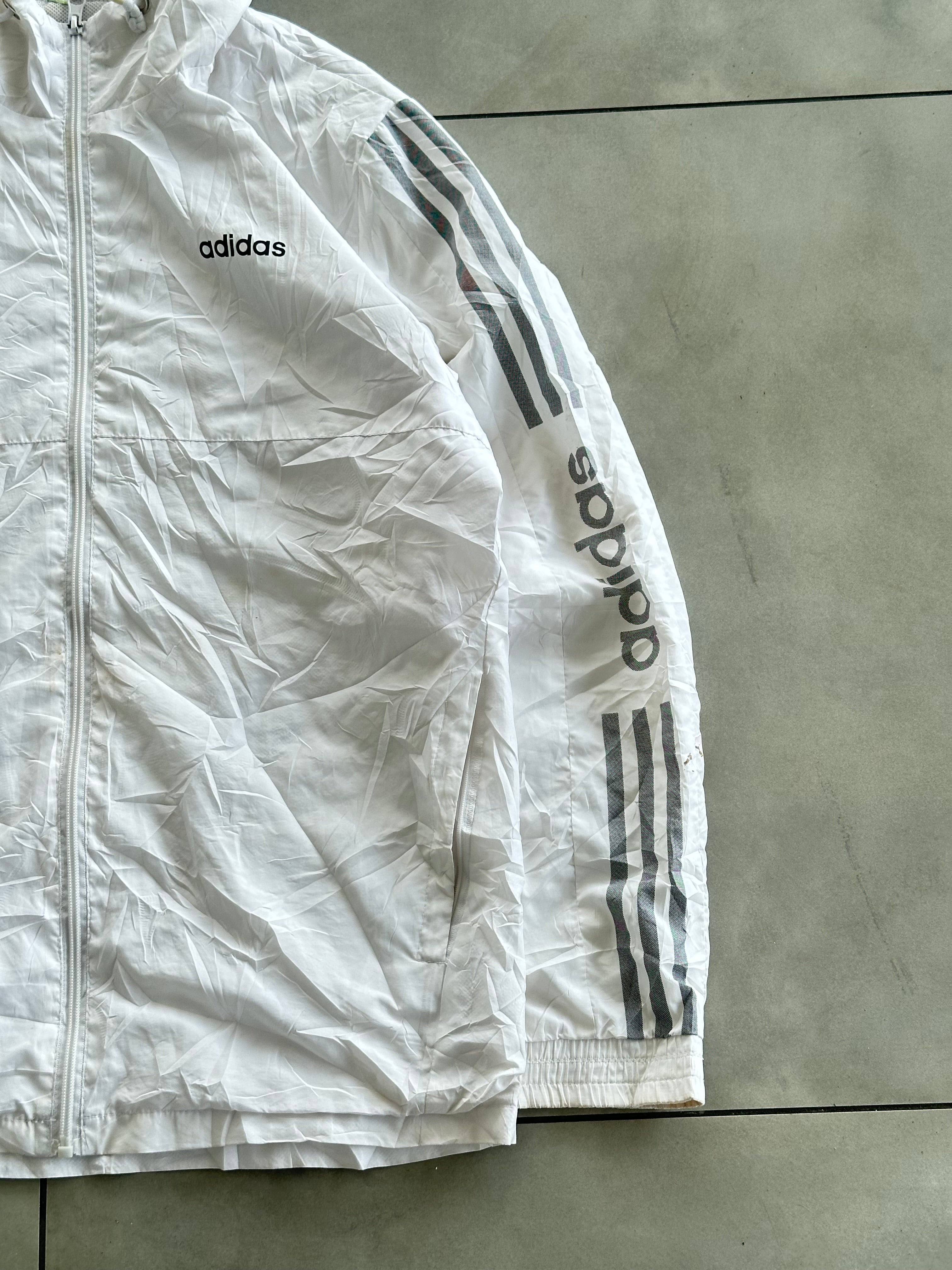 ADIDAS VTG WHITE JACKET-L