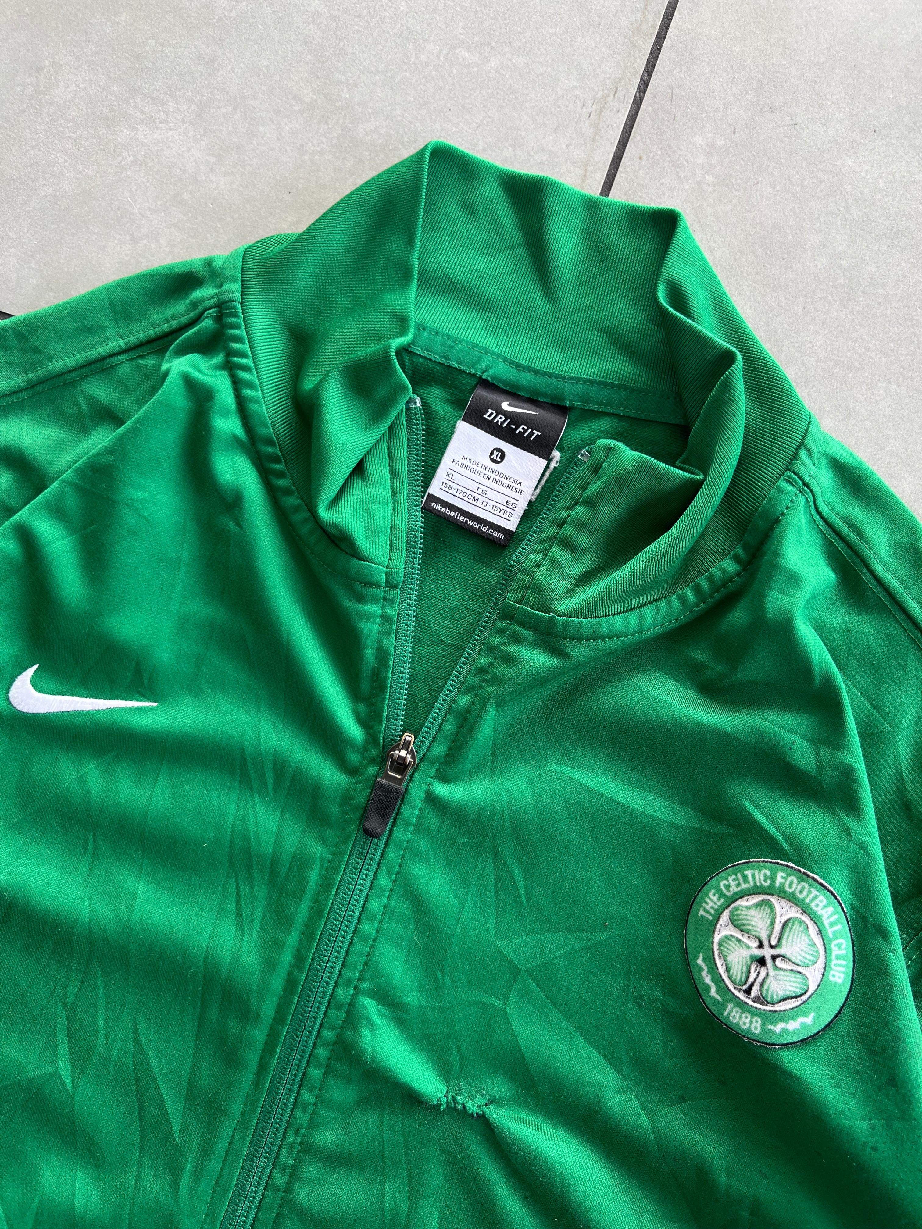 NIKE CELTIC FC TRACK FOOTBALL VINTAGE JACKET- S