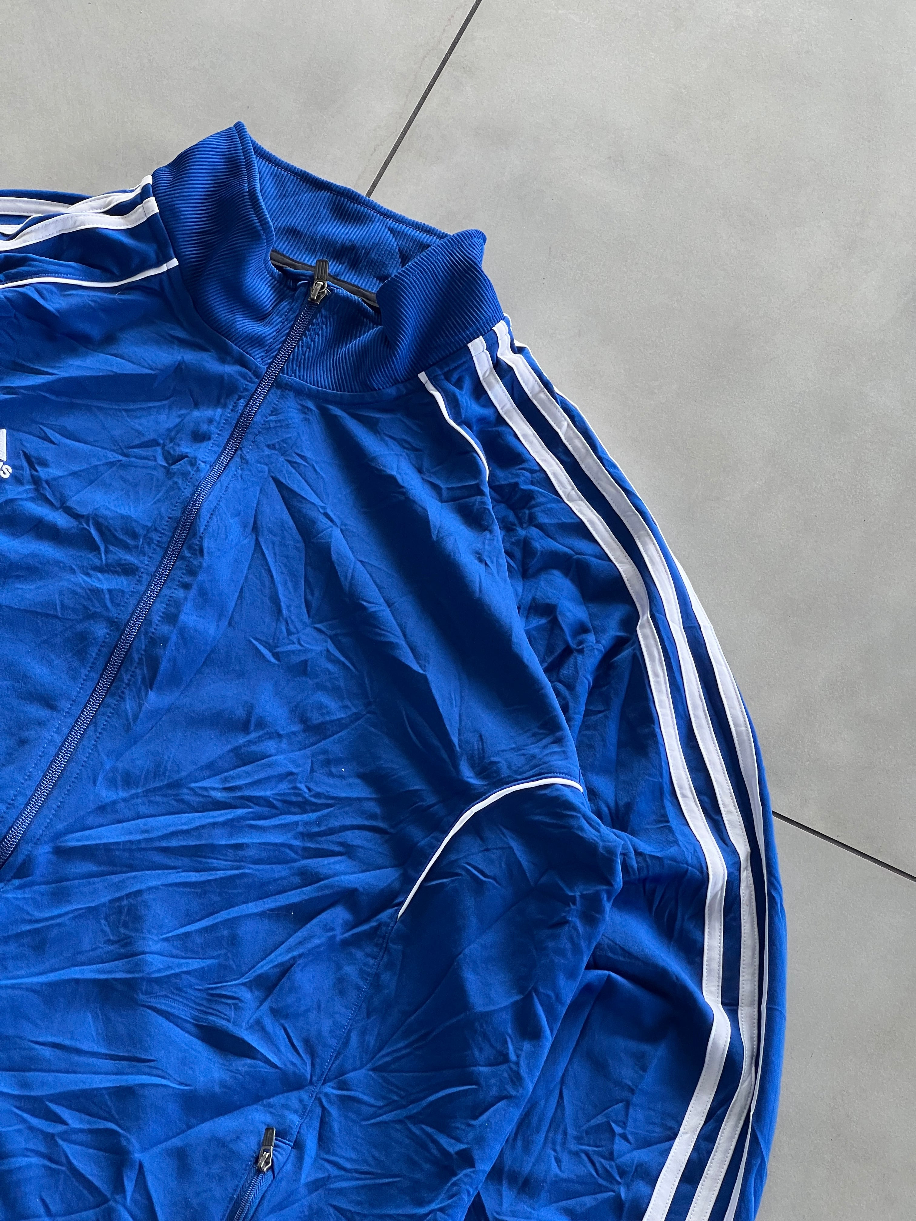 ADIDAS BLUE STRIPE VINTAGE JACKET- XXL