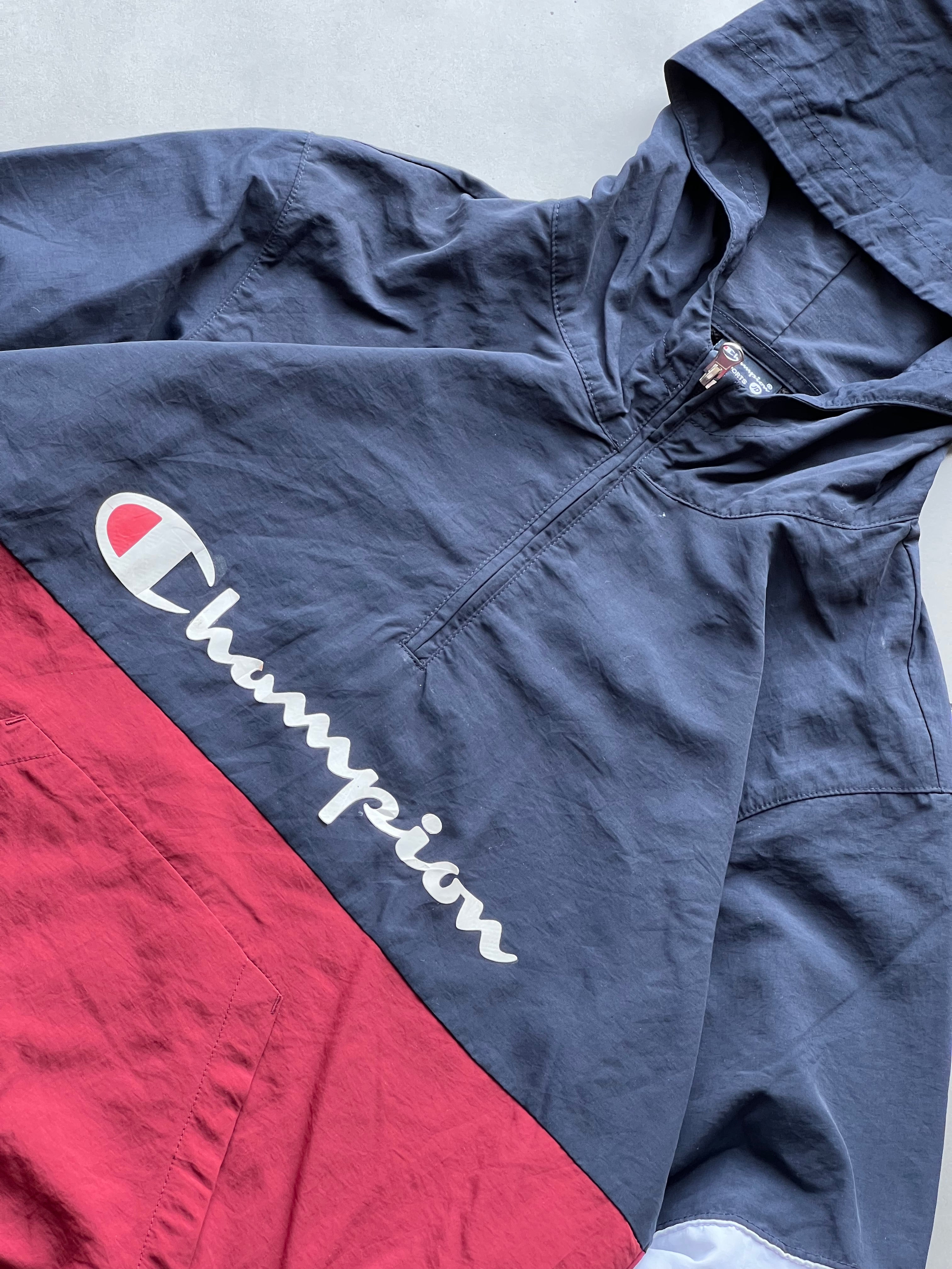 CHAMPIONS HOODIDED VTG JACKET-M