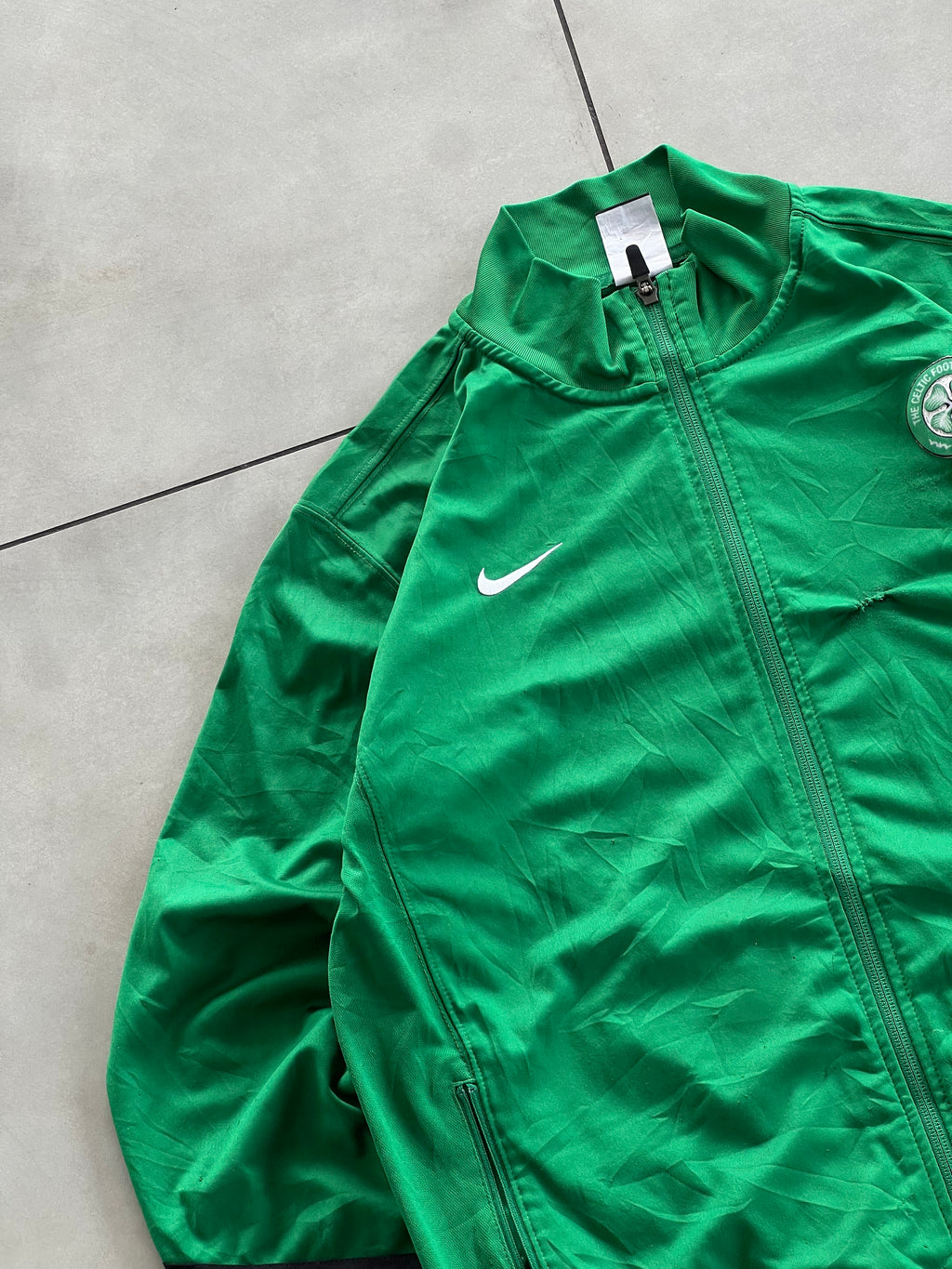 NIKE CELTIC FC TRACK FOOTBALL VINTAGE JACKET- S