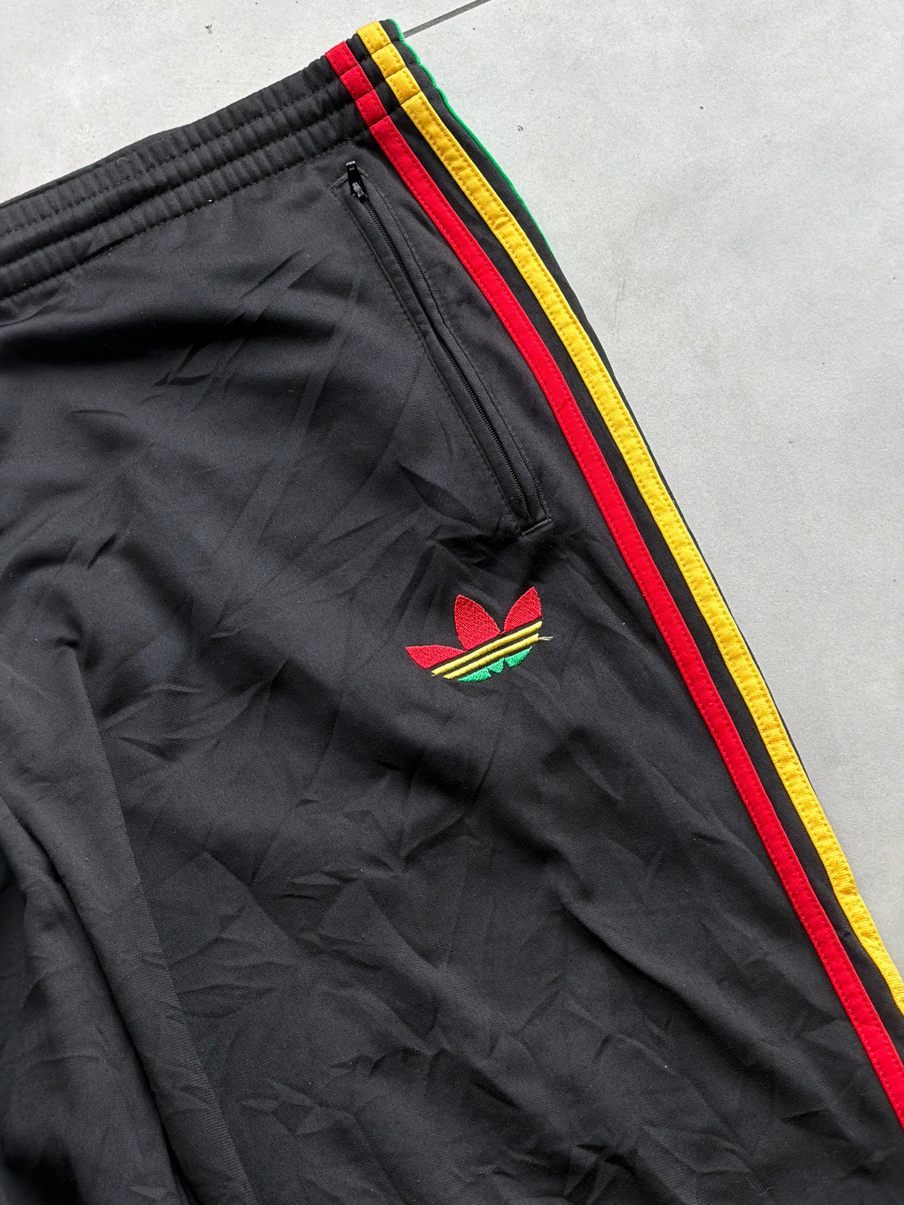 ADIDAS X BOB MARLEY JAMAICA VTG TRACK PANT- 44