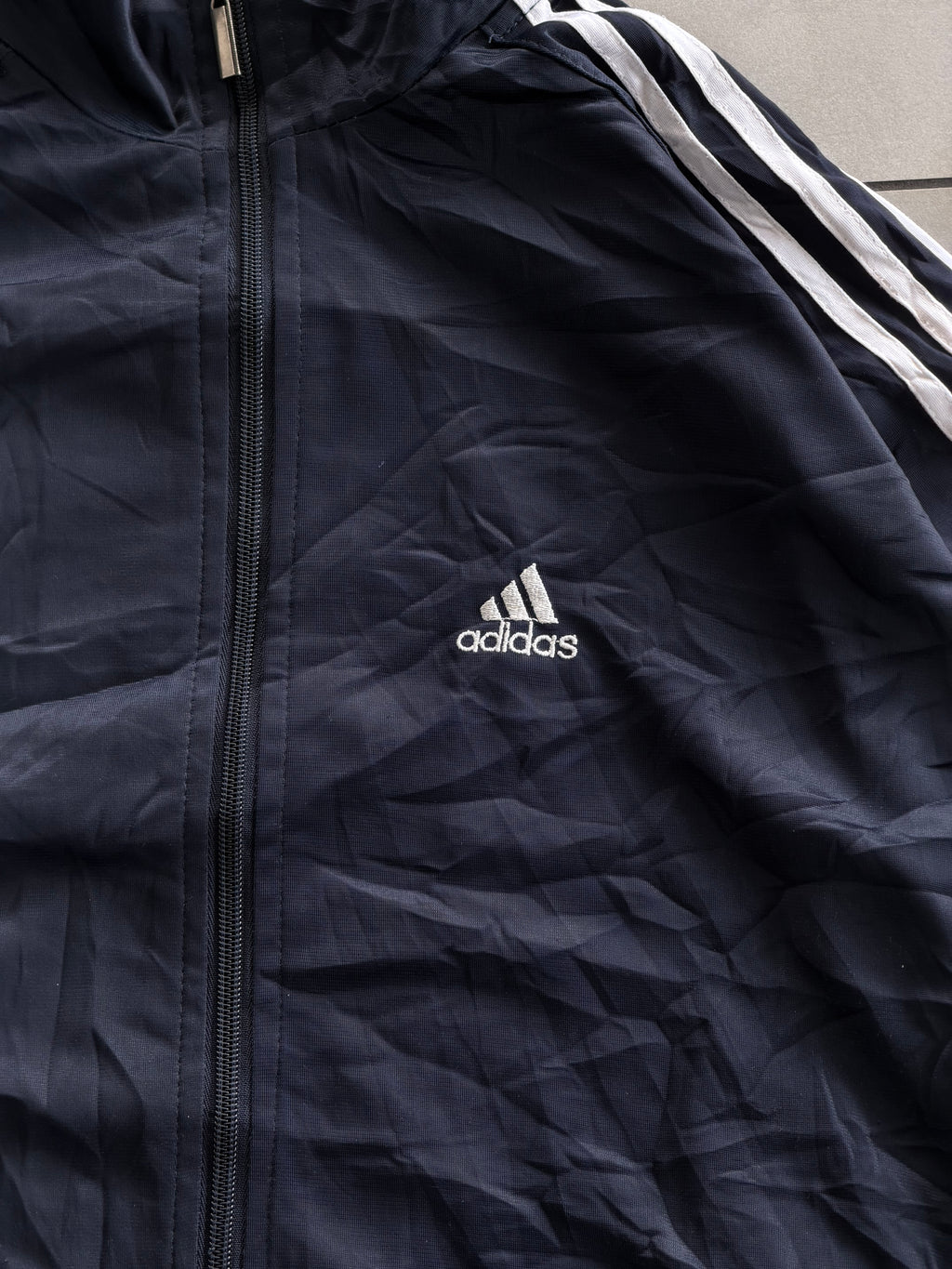 ADIDAS STRIPE VTG JACKET-L