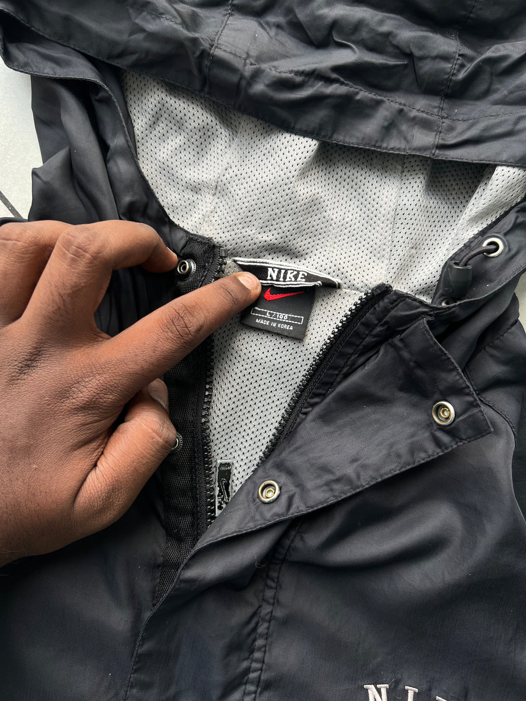 2001-21 NIKE SWOOSH HOODIES VTG JACKET- XL